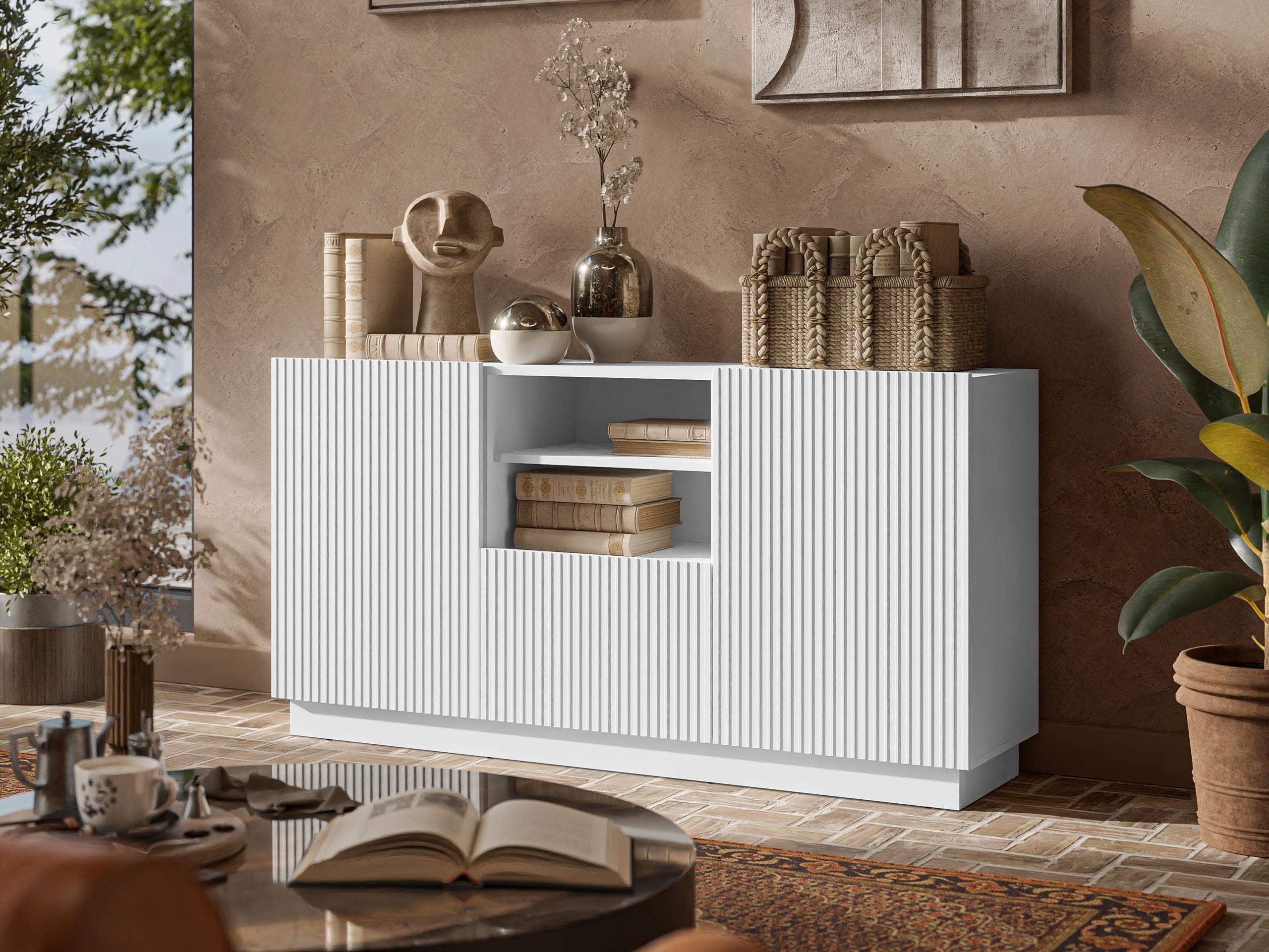 Ladekast Lusonu 100 (Wit)