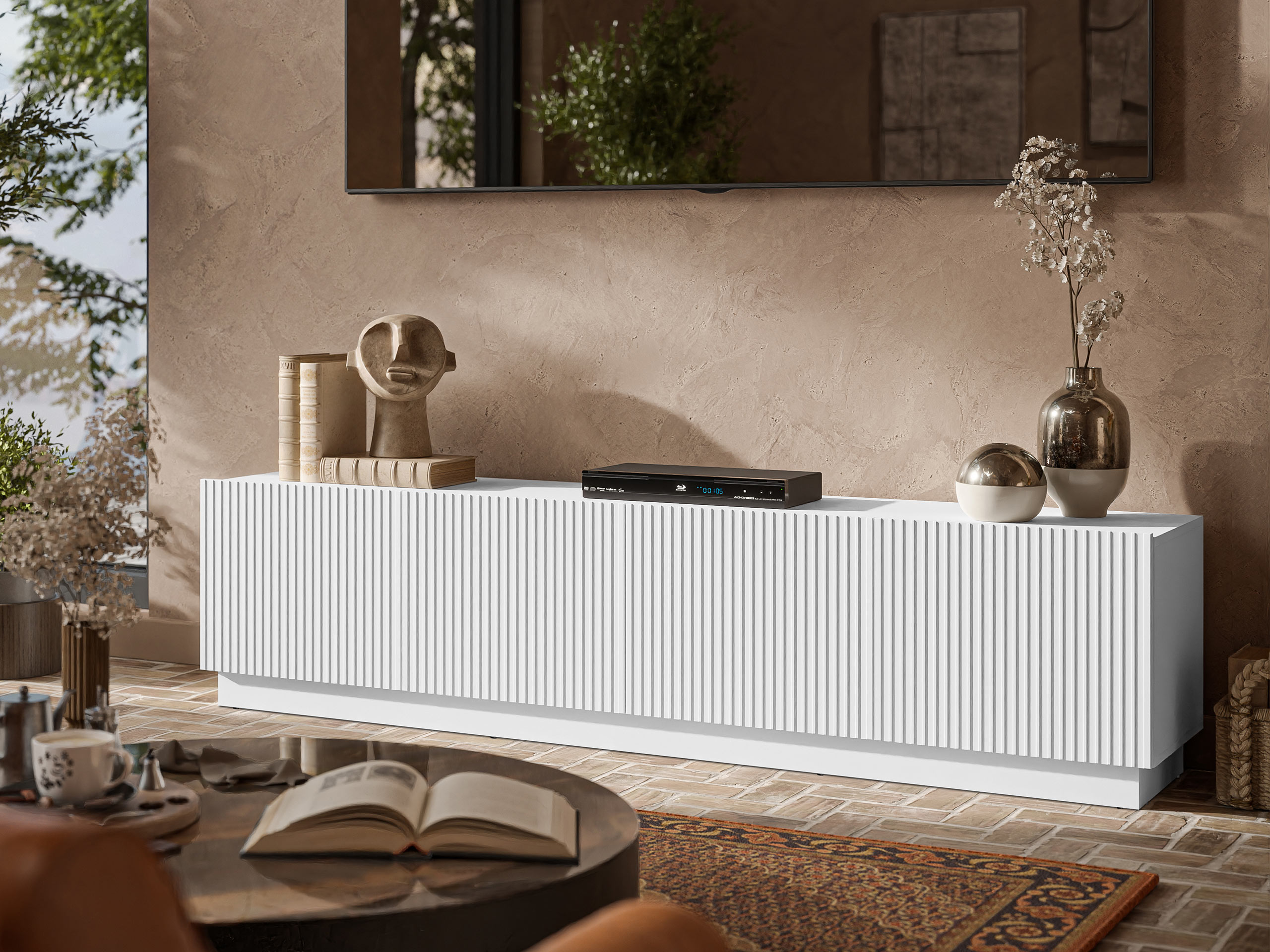 TV-meubel Lusonu 104 (Wit)