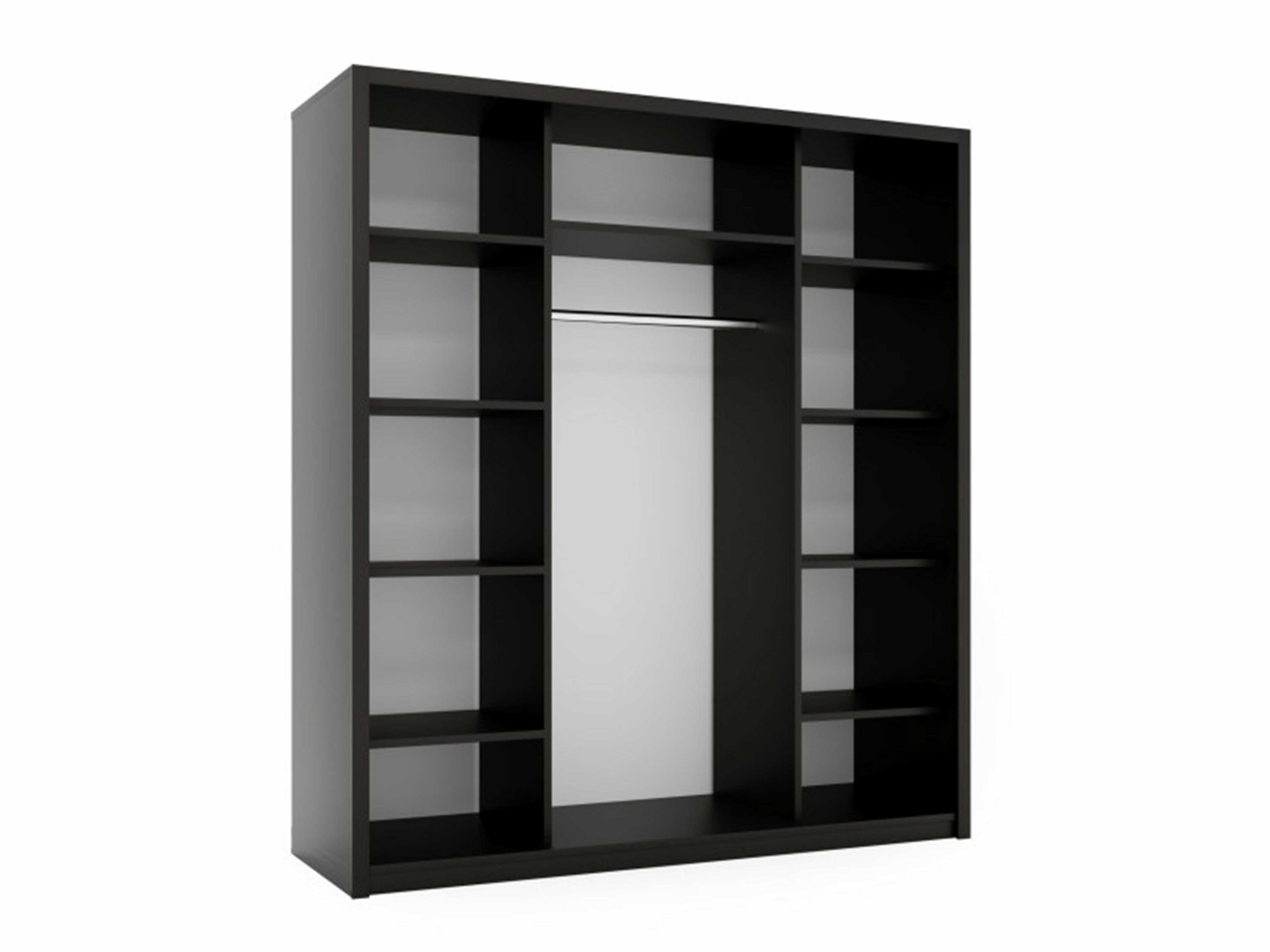 Kledingkast Murrieta 191 (Zwart)