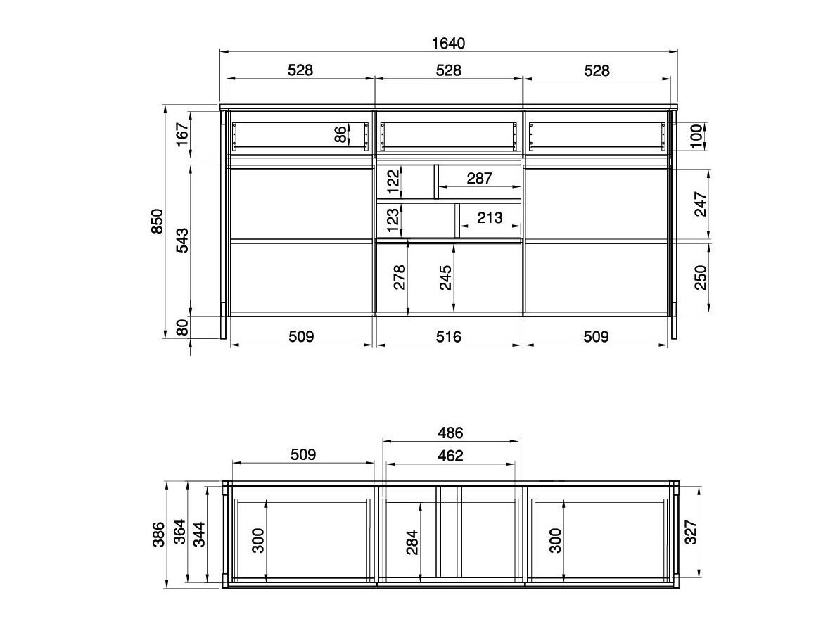 Ladekast Fermaru 104 (Stoffig groen + Eiken)