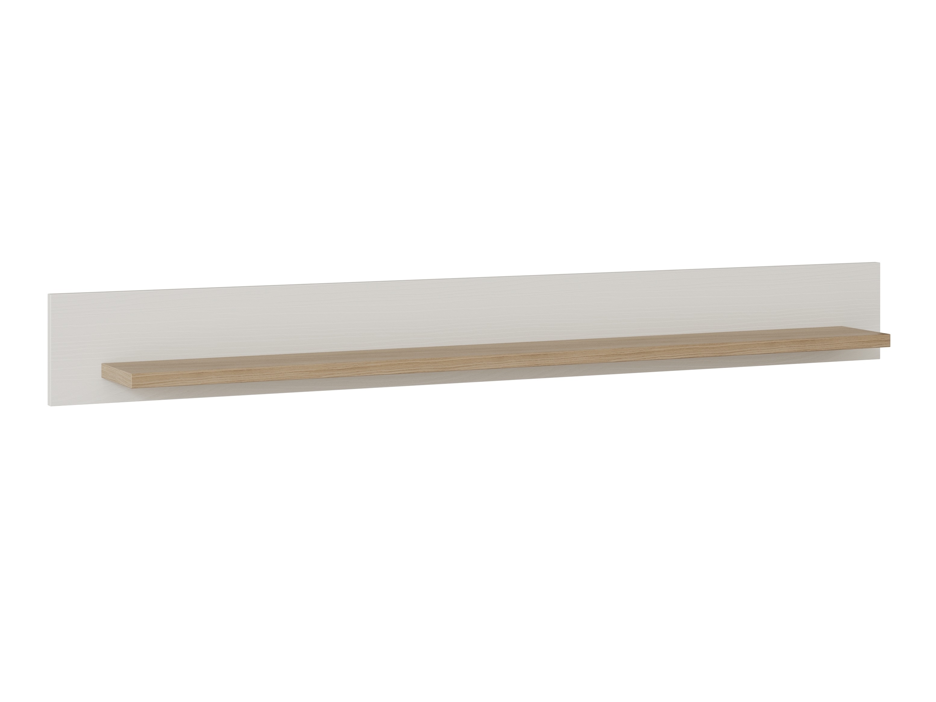 Wandplank Fermaru 108 (Wit + Eiken)
