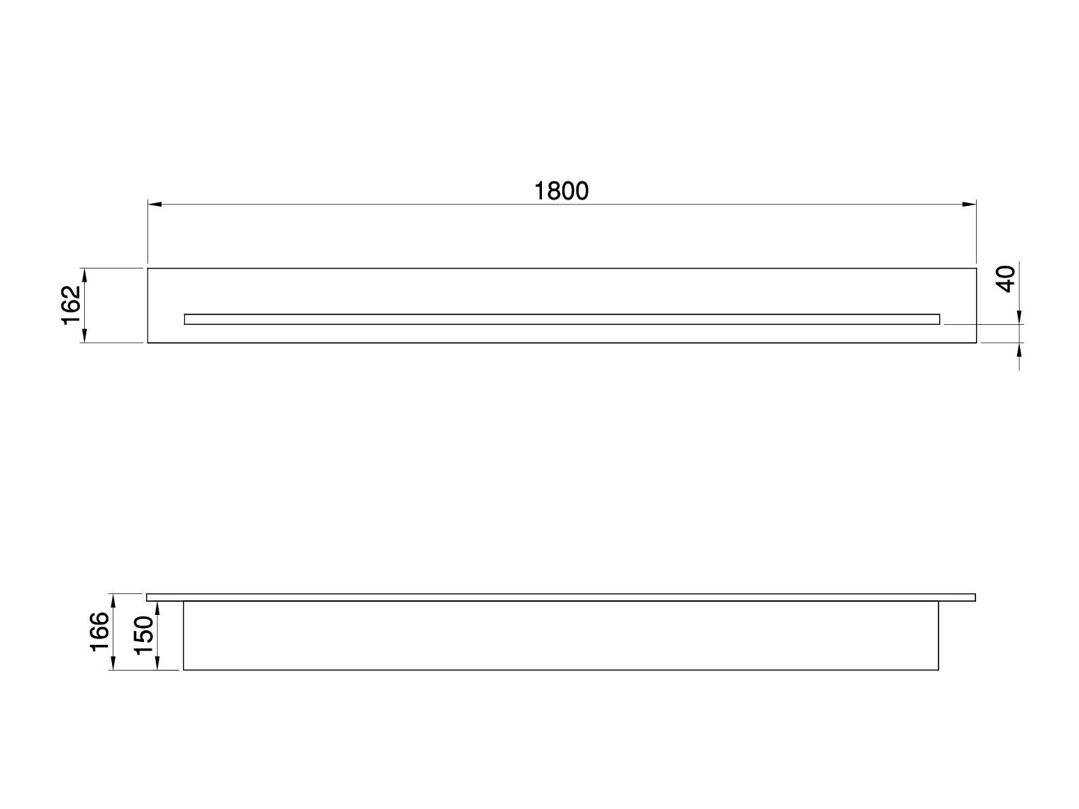 Wandplank Fermaru 109 (Stoffig groen + Eiken)