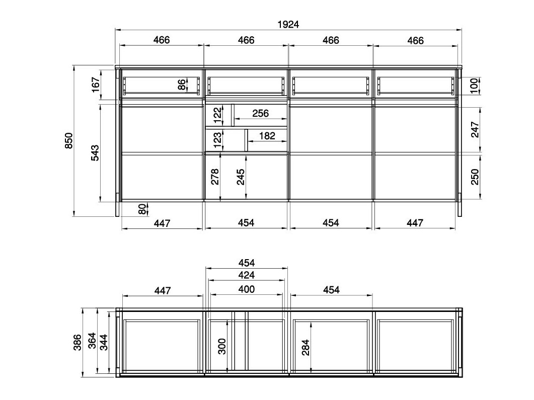 Meubelset Fermaru 114 (Stoffig groen + Eiken)