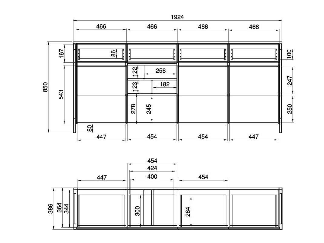 Thuiskantoorset Fermaru 117 (Stoffig groen + Eiken)