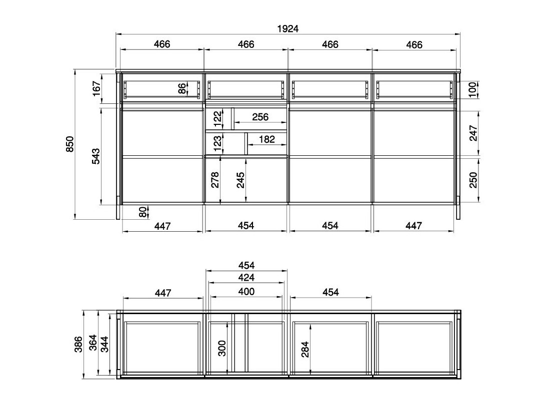 Thuiskantoorset Fermaru 117 (Wit + Eiken)
