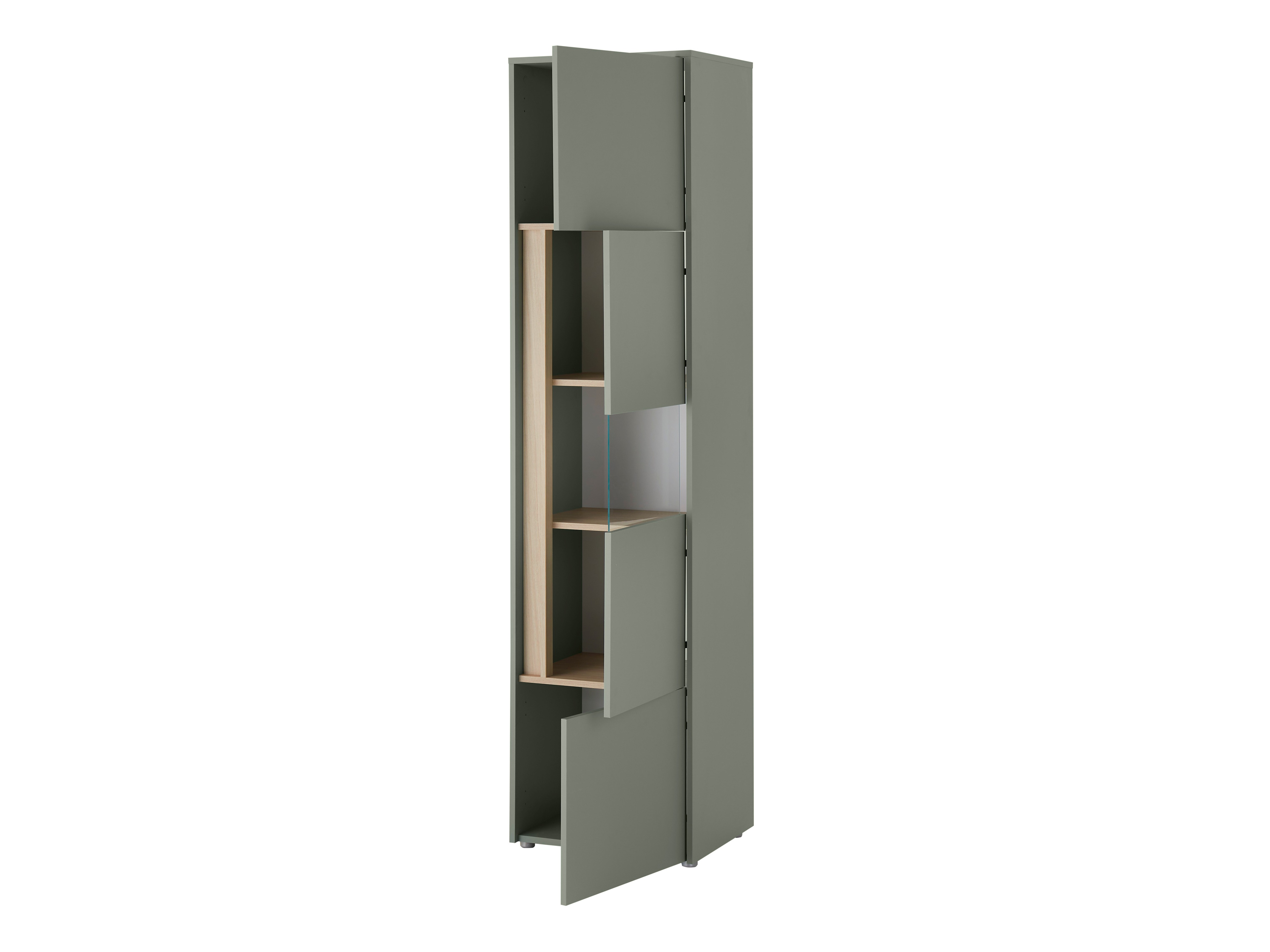 Boekenkast Elbsori 100 (Groen + Eiken)