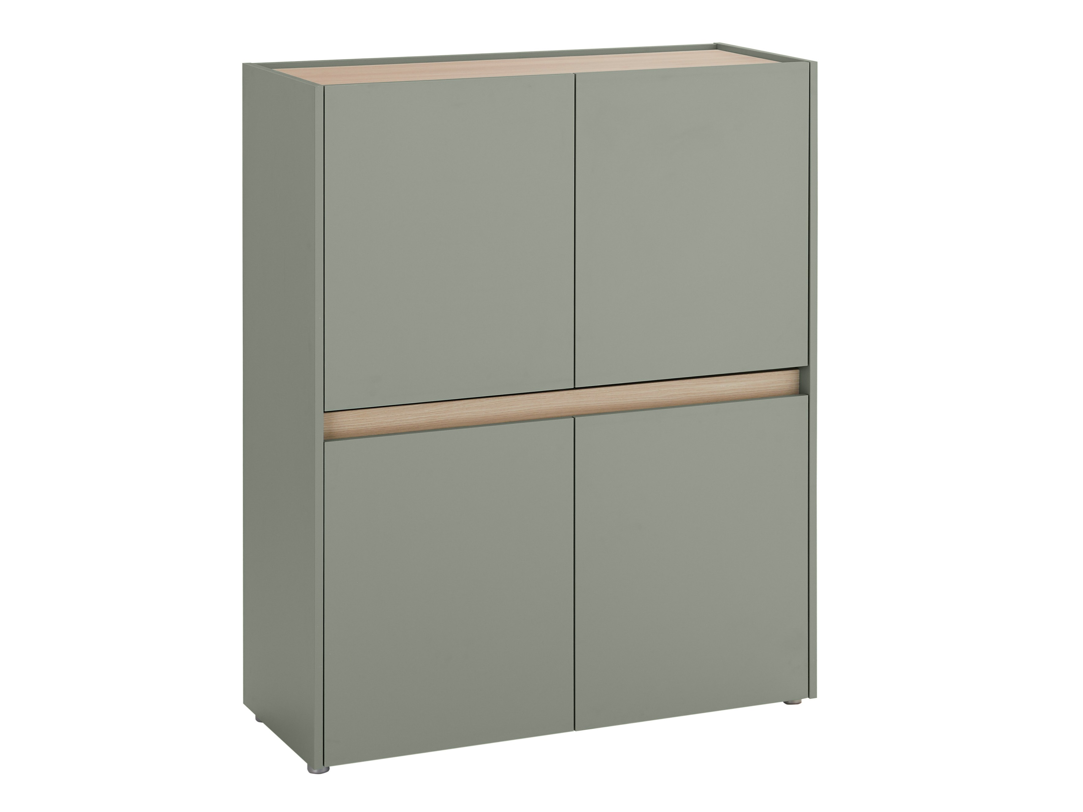 Dressoir Elbsori 111 (Groen + Eiken)