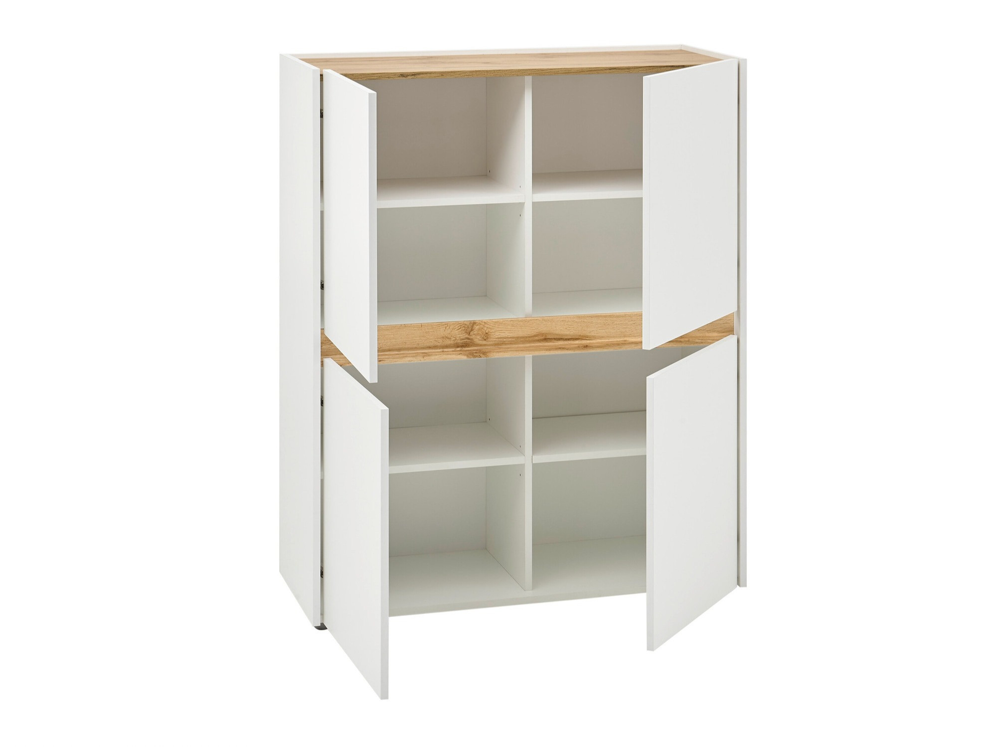 Dressoir Elbsori 111 (Wit + Wotan eik)