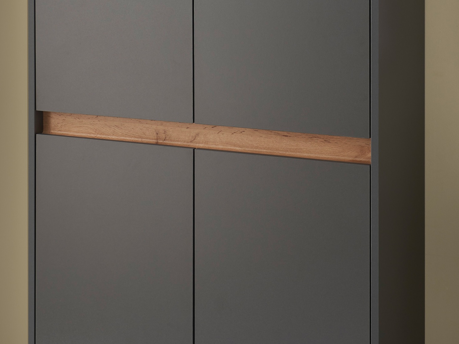 Gangmeubelset Elbsori 175 (Antraciet + Wotan eik)