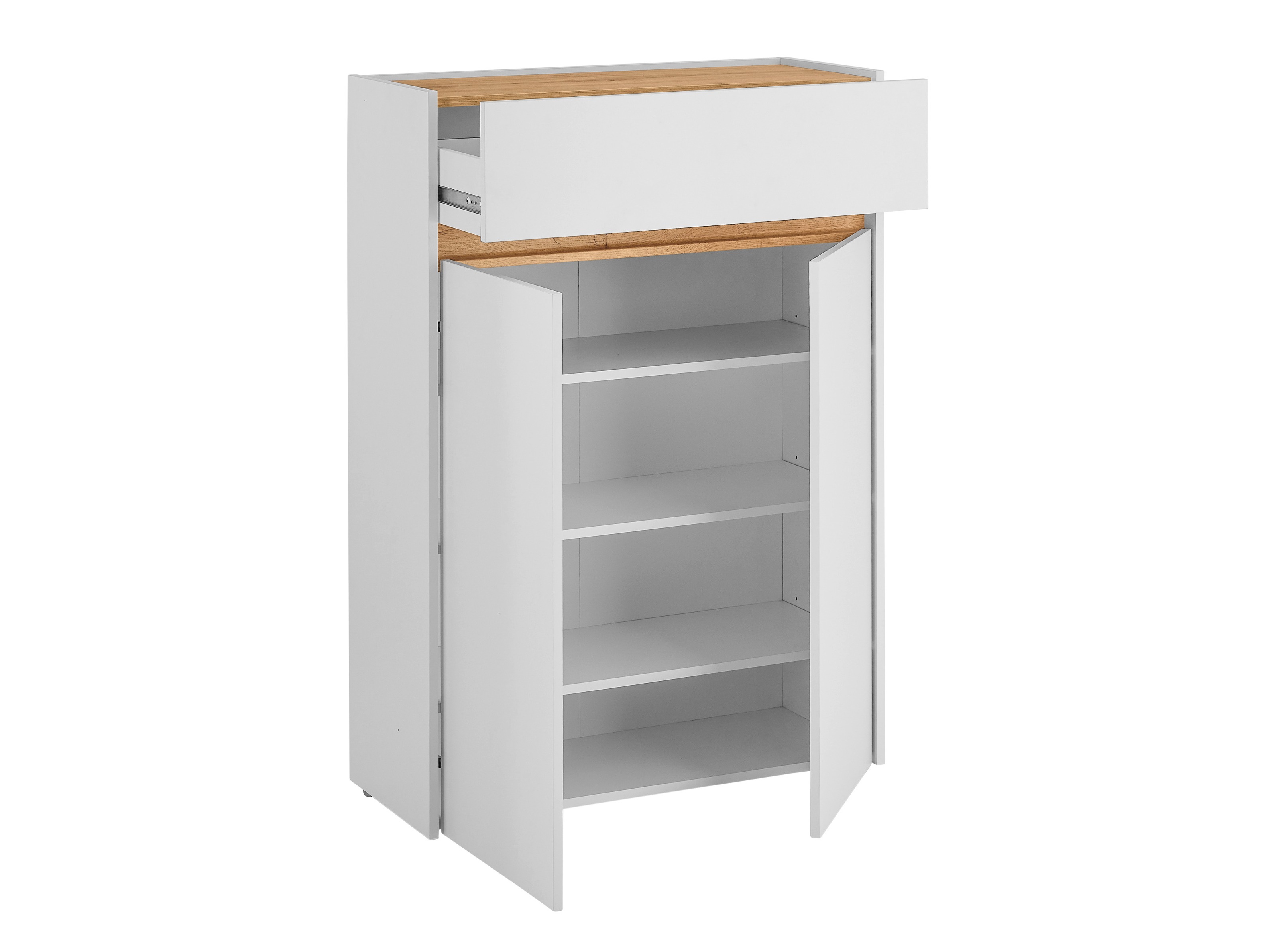 Gangmeubelset Elbsori 175 (Wit + Wotan eik)