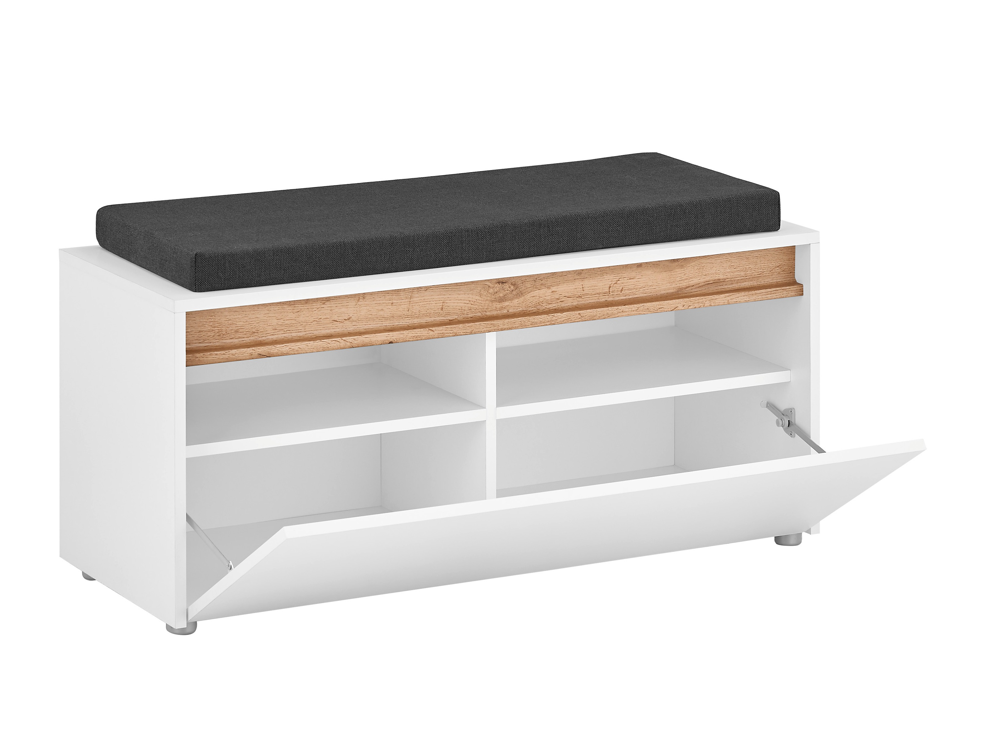 Gangmeubelset Elbsori 177 (Wit + Wotan eik)