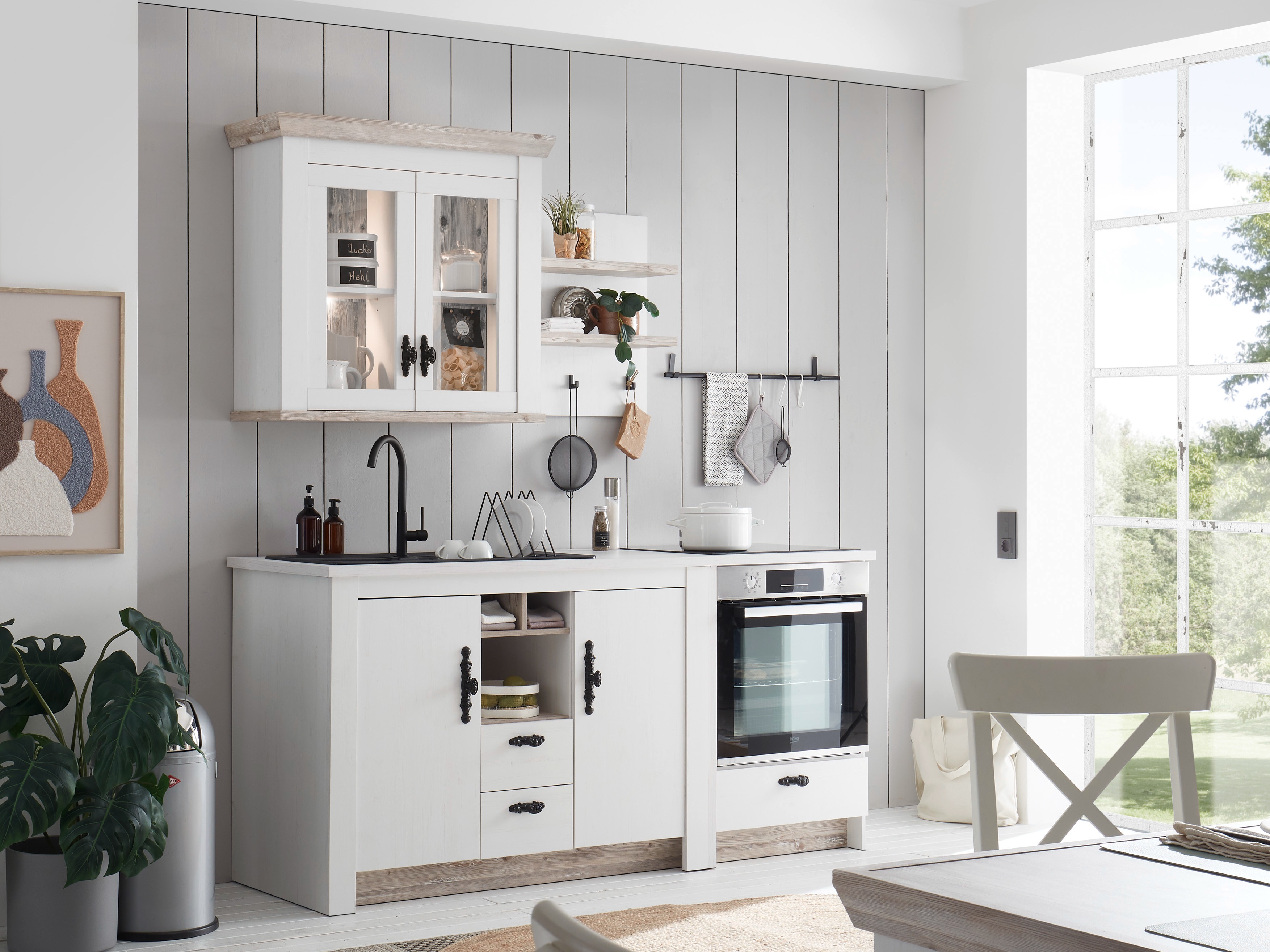 Modulaire kast met lade en deuren Flora 100