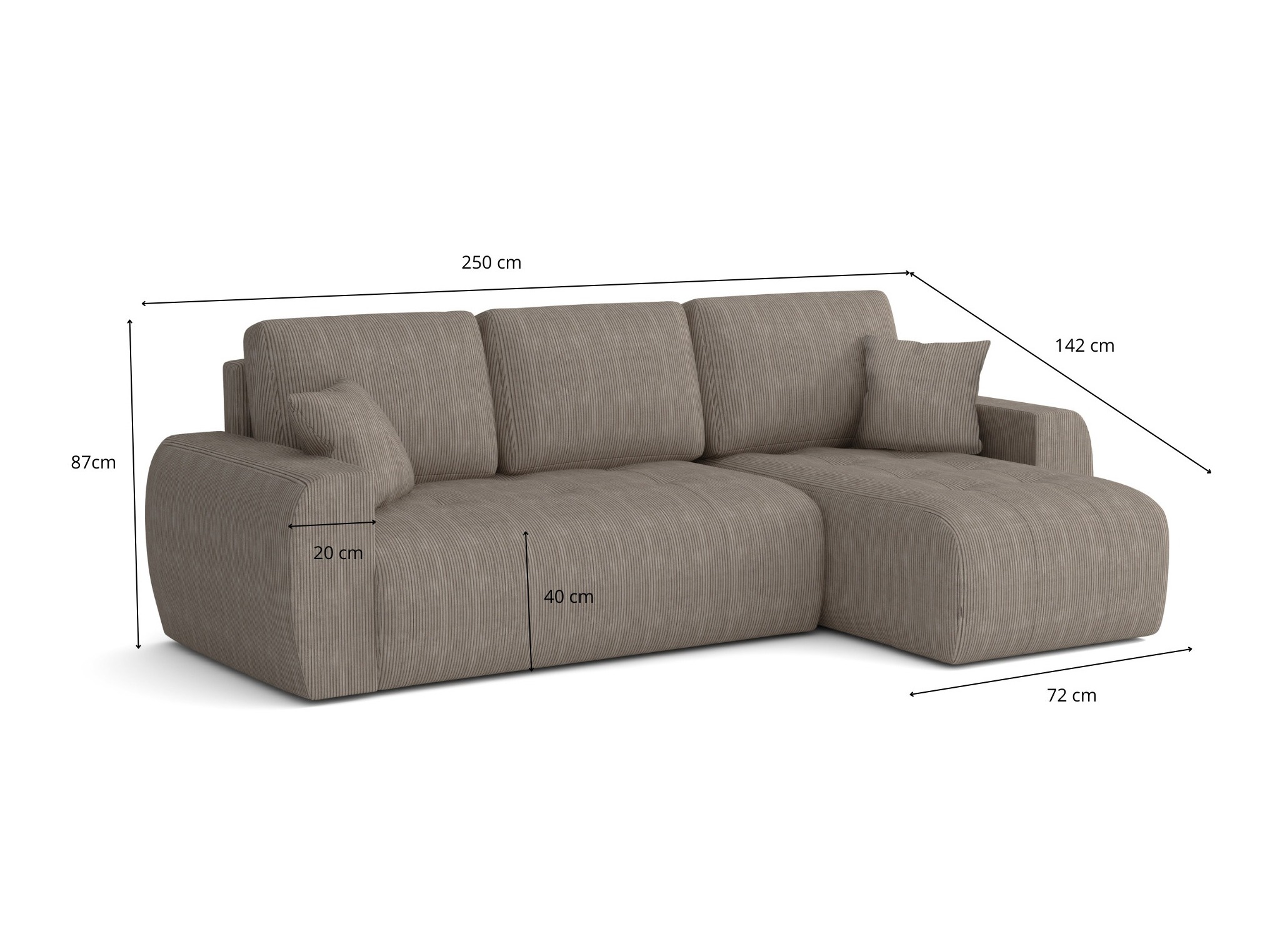 Hoekbank Calexico 101