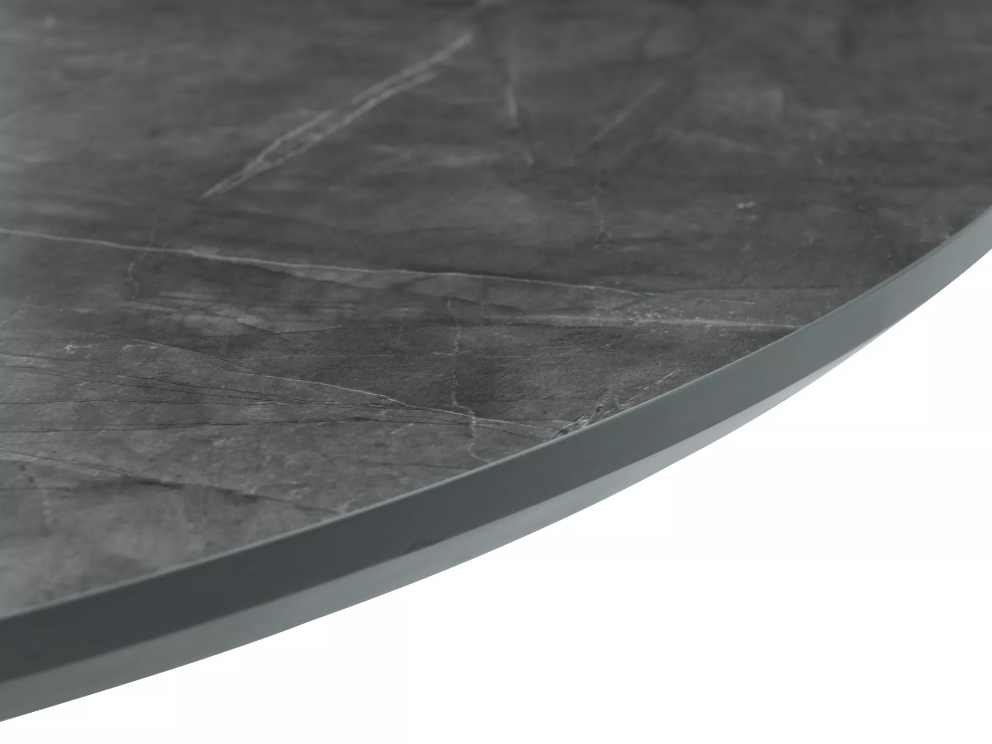 Tafel Detroit 920 (Grijs marmer + Zwart)