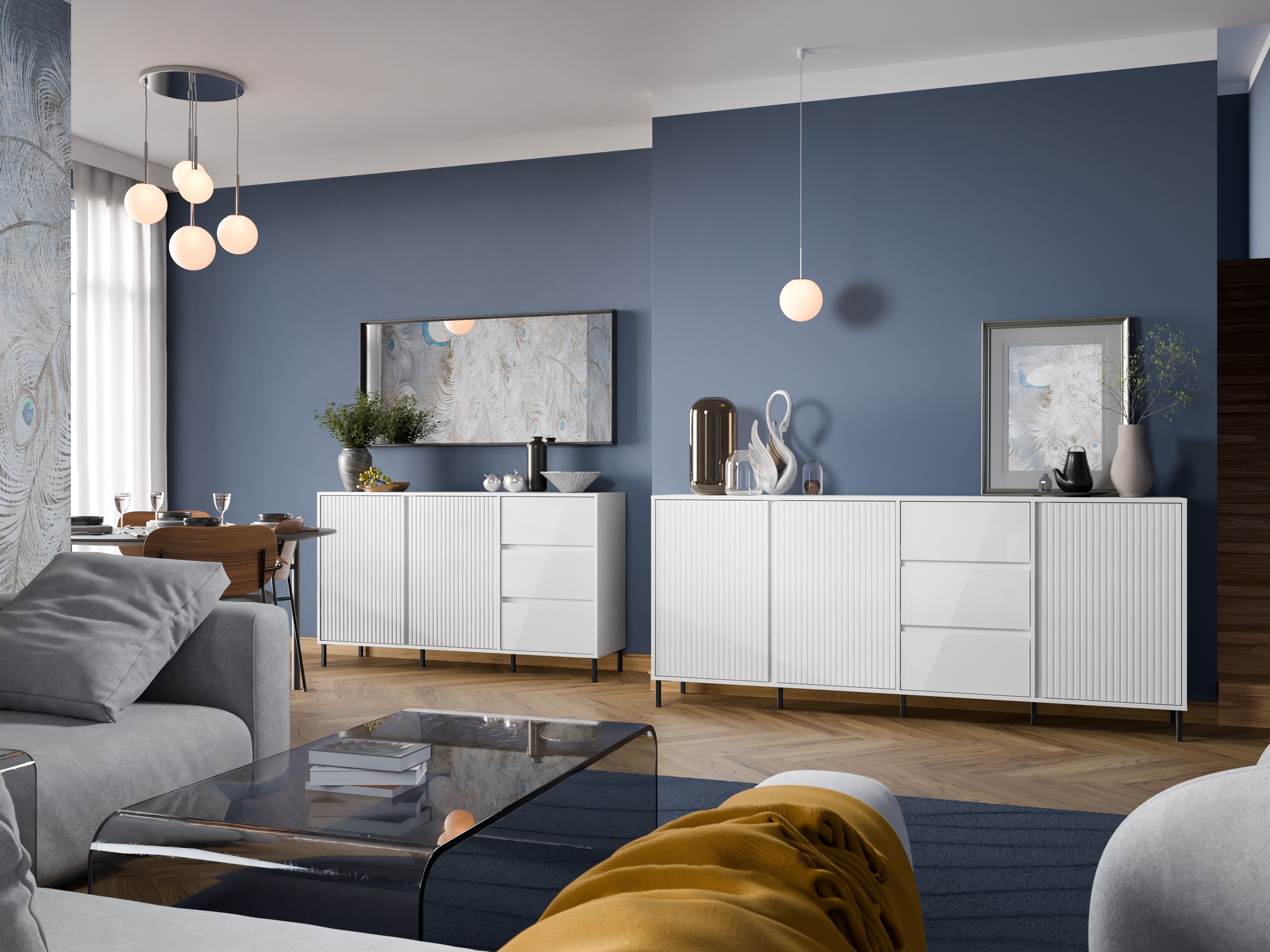 Ladekast Ruvrevi 102 (Wit)