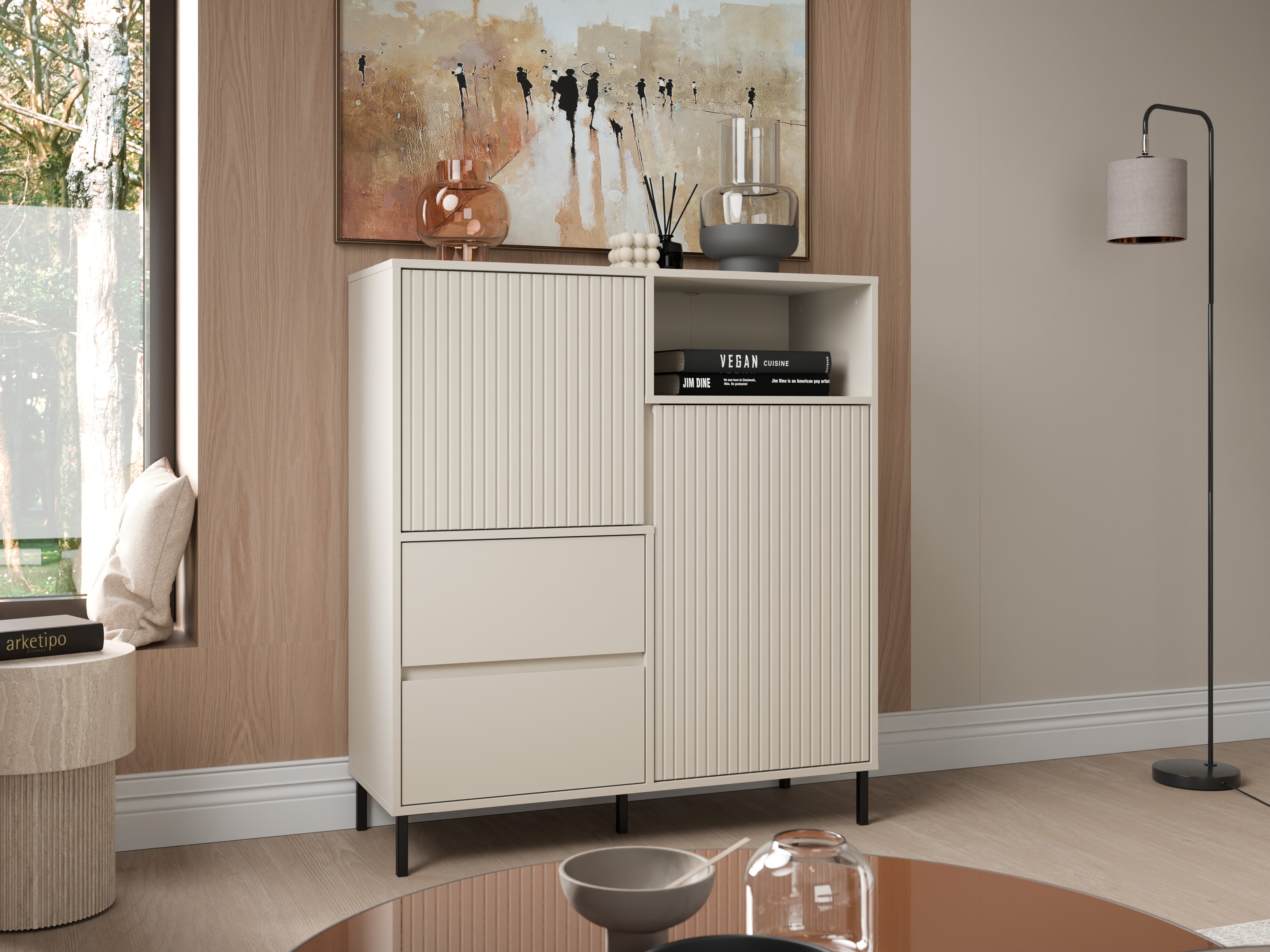 Ladekast Ruvrevi 104 (Kasjmier)