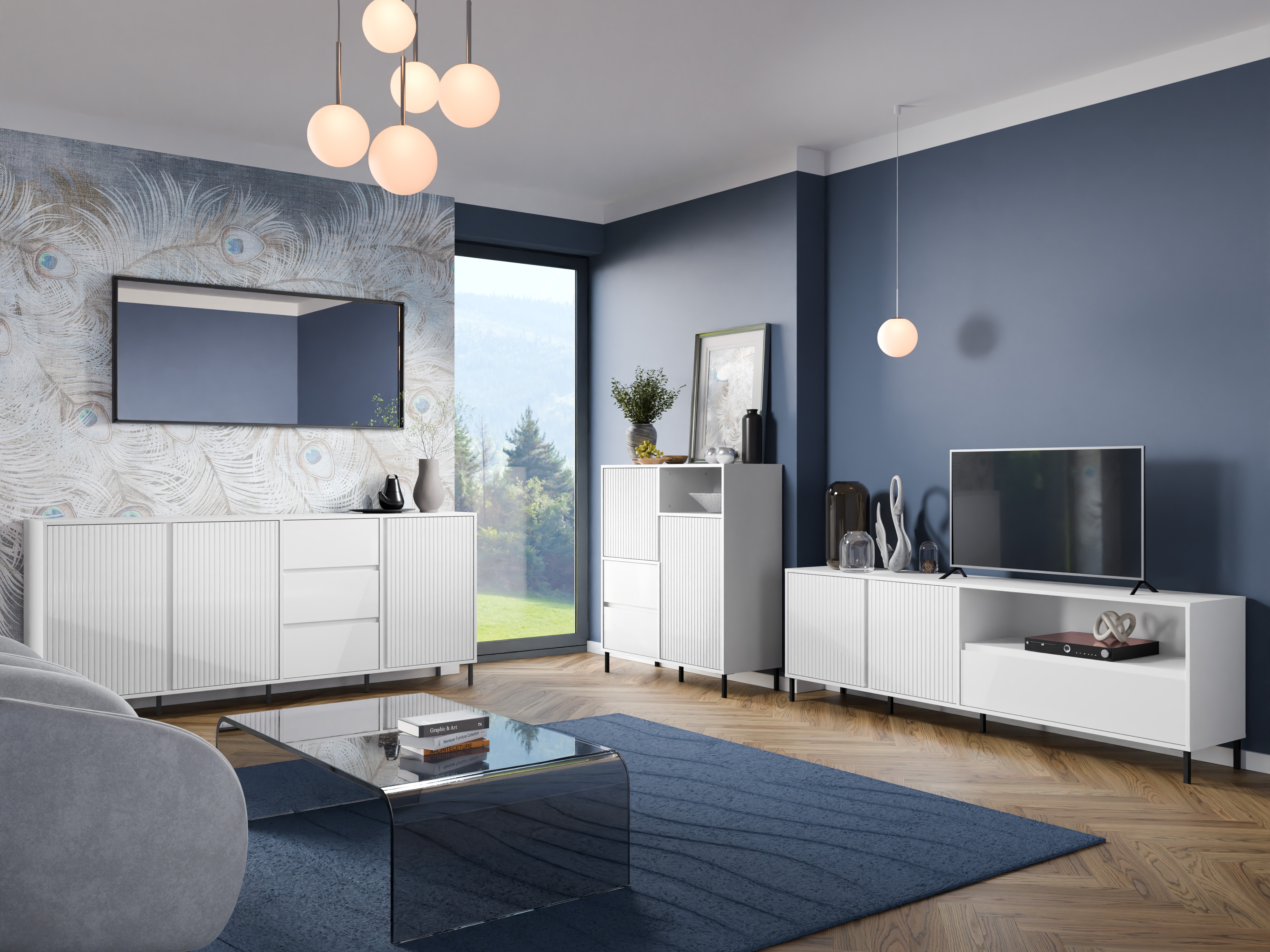 Ladekast Ruvrevi 104 (Wit)