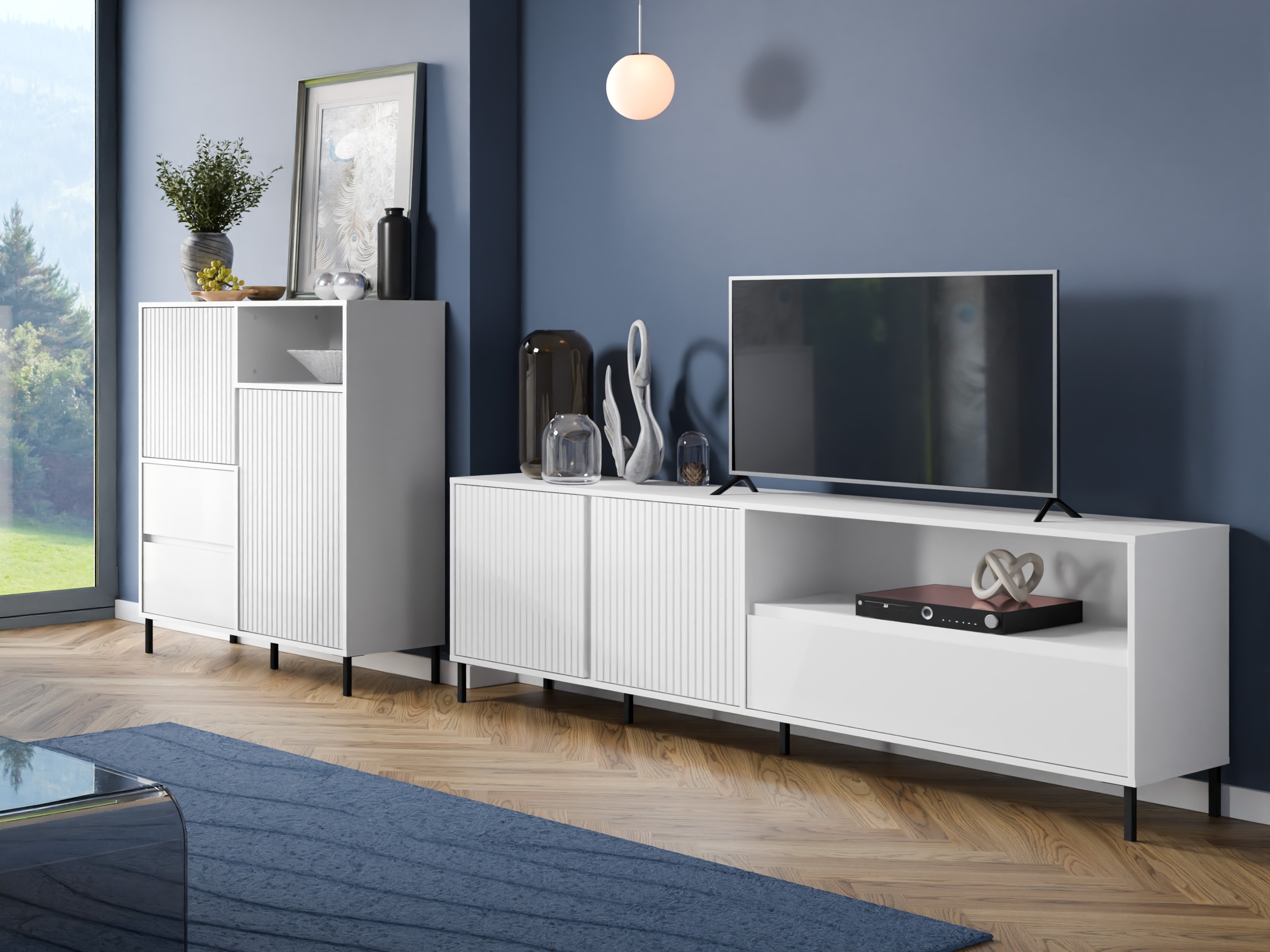 Woonkamerset Ruvrevi 105 (Wit)