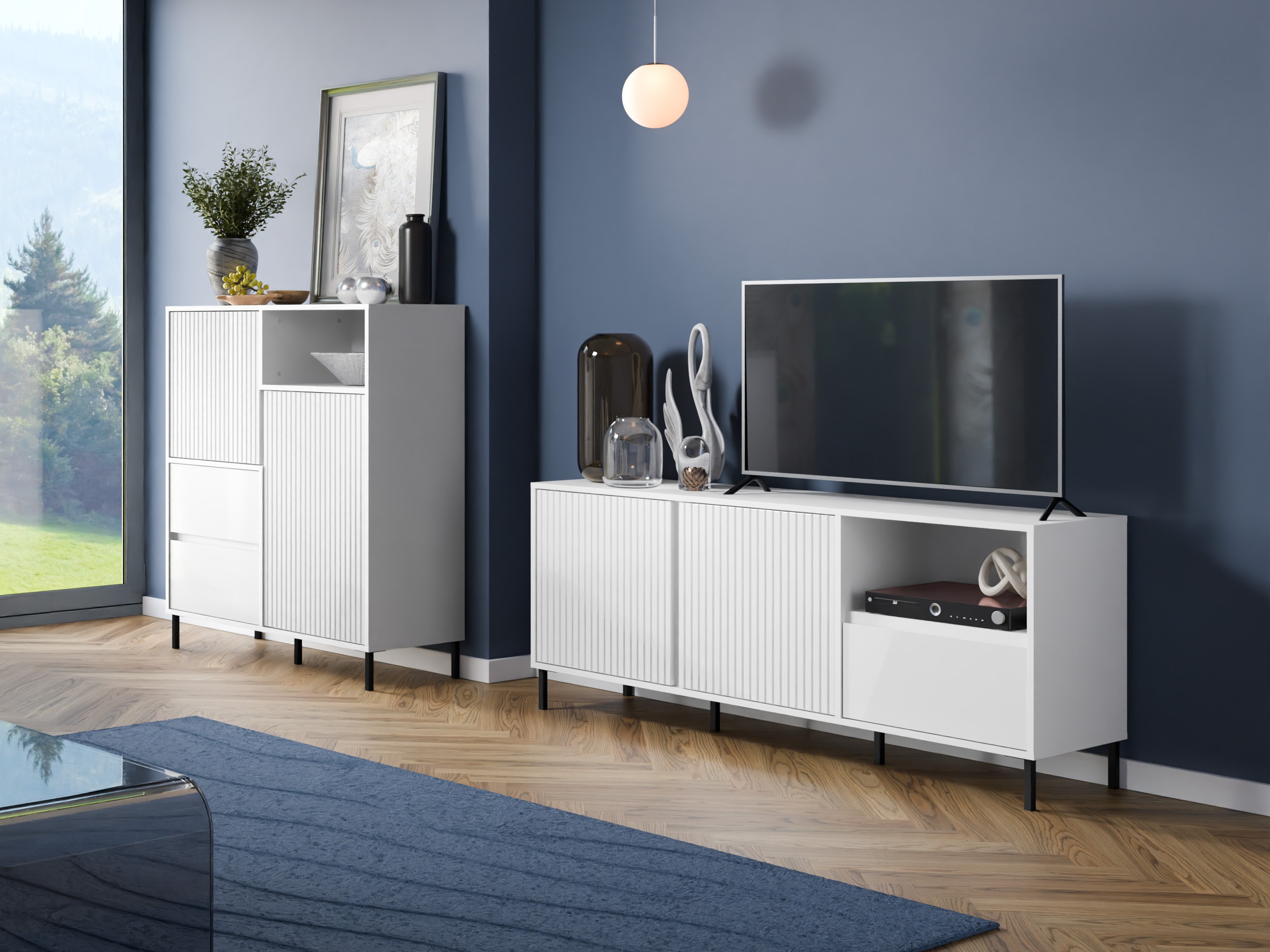 Woonkamerset Ruvrevi 106 (Wit)