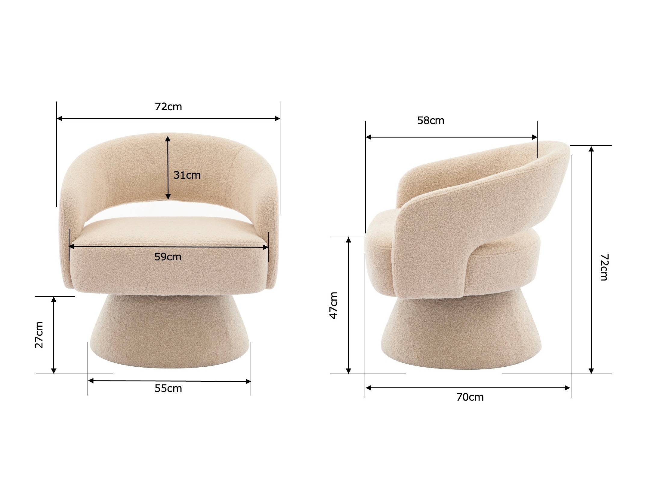 Fauteuil Comfivo 475 (Grijs)