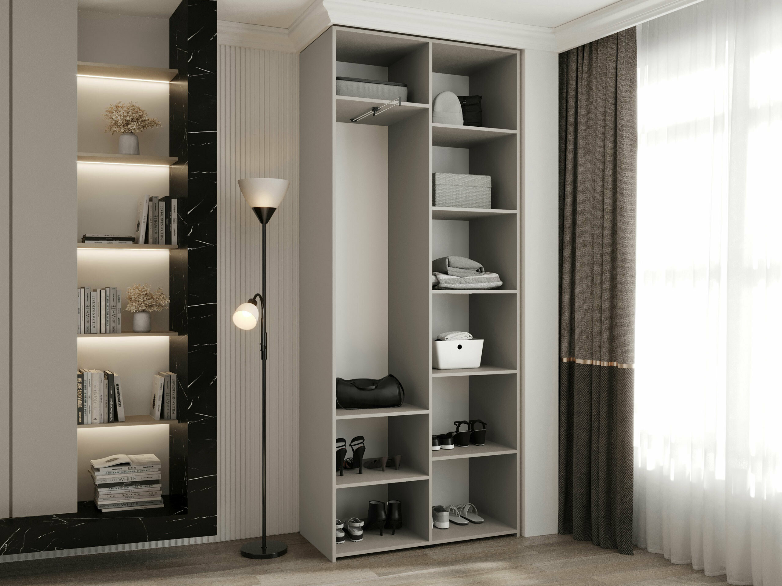 Kledingkast Hartford 572 (Kasjmier)