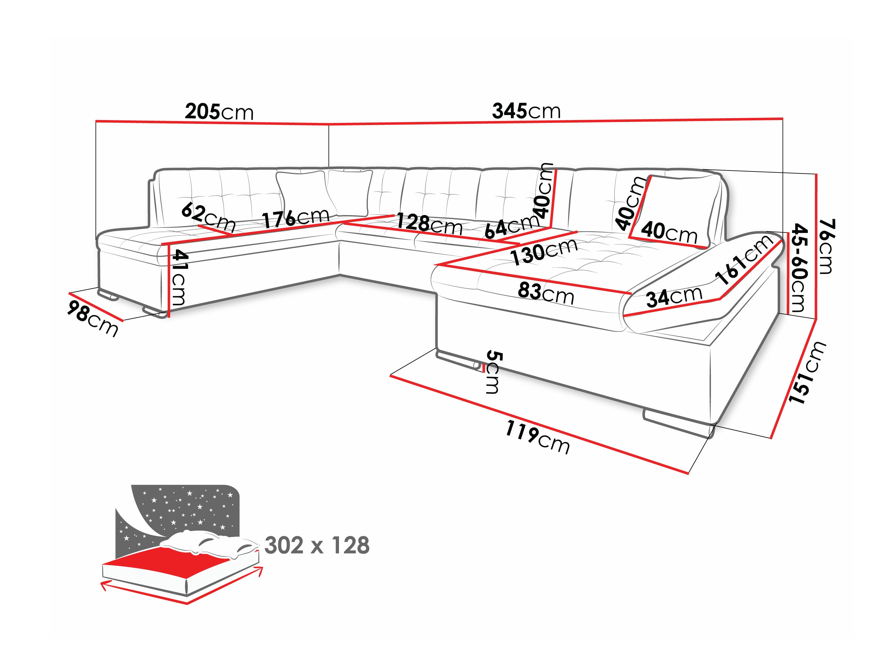Hoekbank Comfivo 149 (Manila 16 + Manila 18)