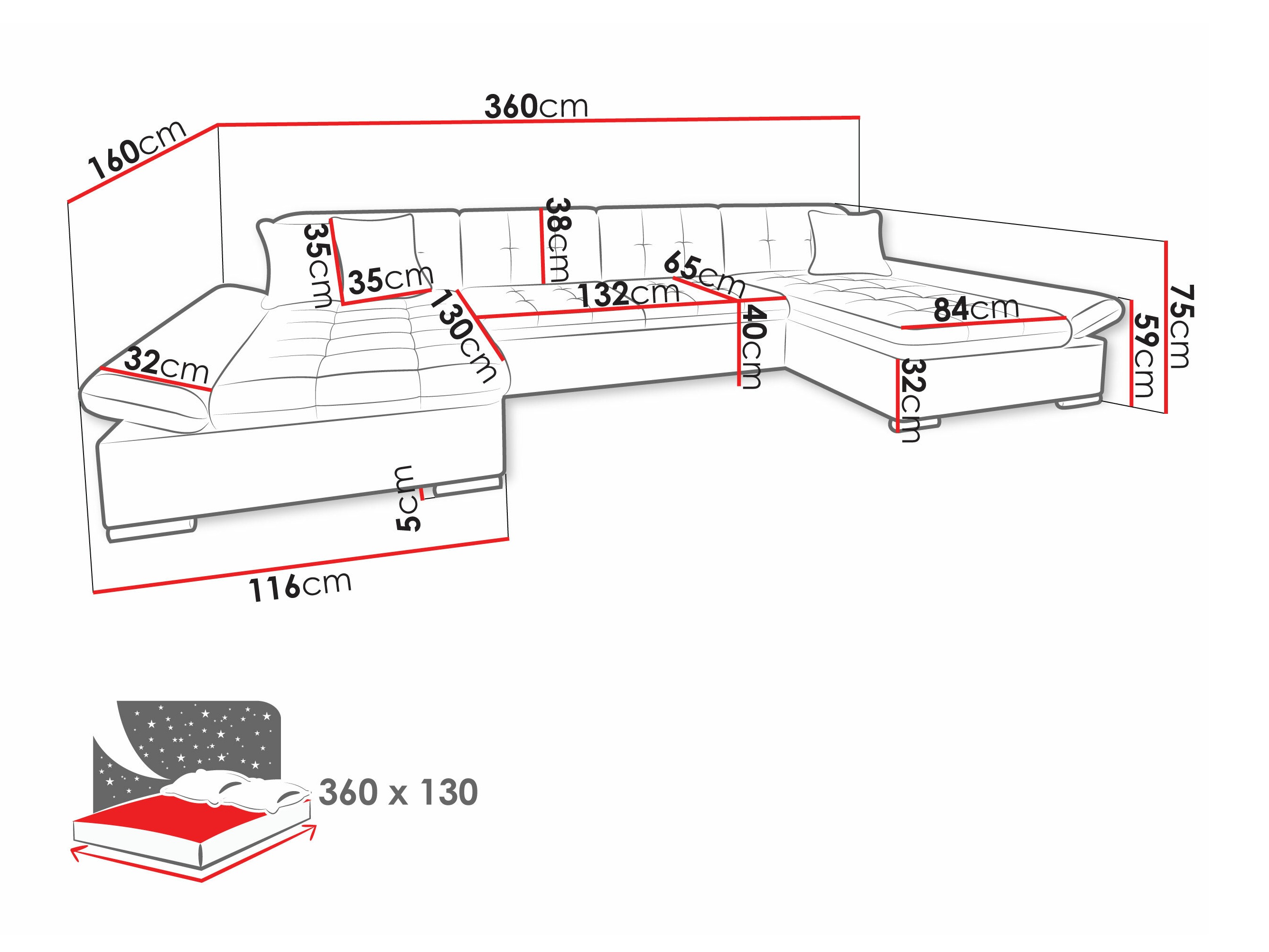 Hoekbank Comfivo 168 (Lux 05 + Lux 06)
