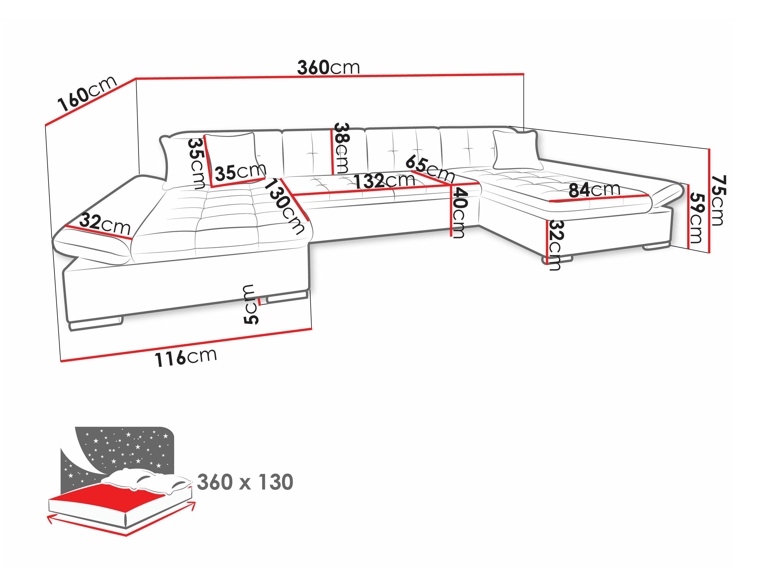 Hoekbank Comfivo 240 (Manza 04)