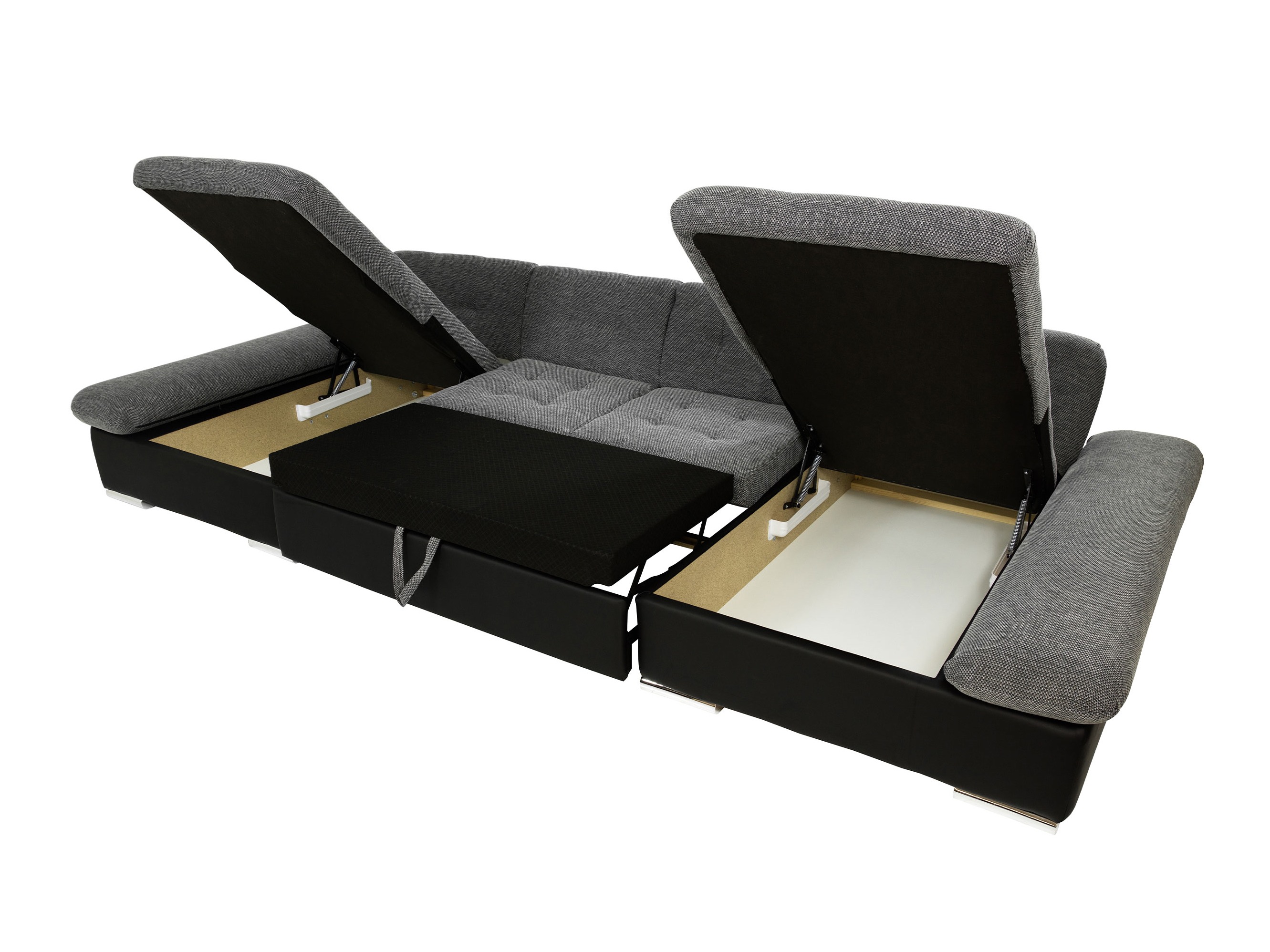 Hoekbank Comfivo 240 (Maya 09 + Mokka 71)