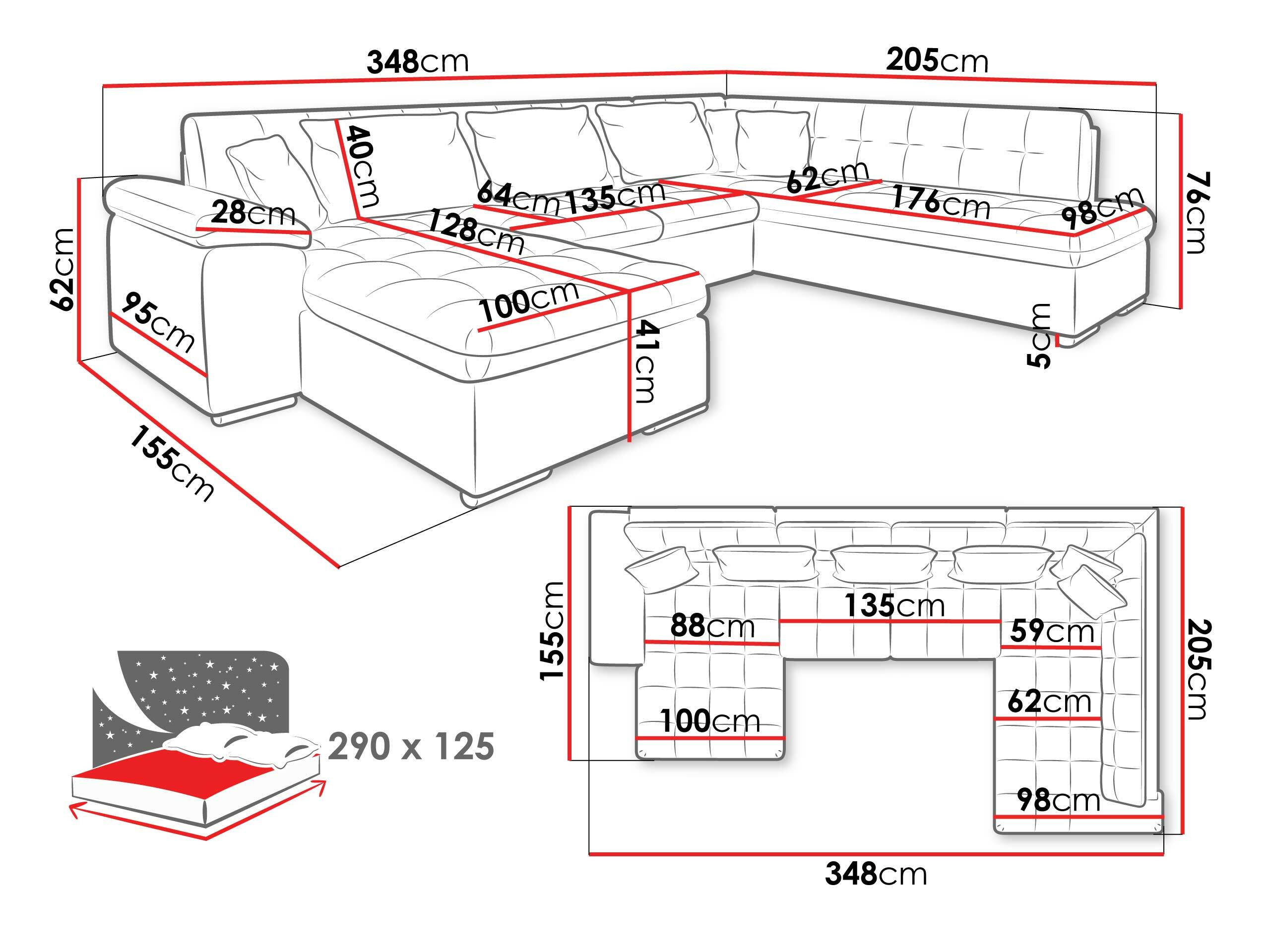 Hoekbank Comfivo Gemma IV (Lux 06 + Lux 06 + Lux 05)
