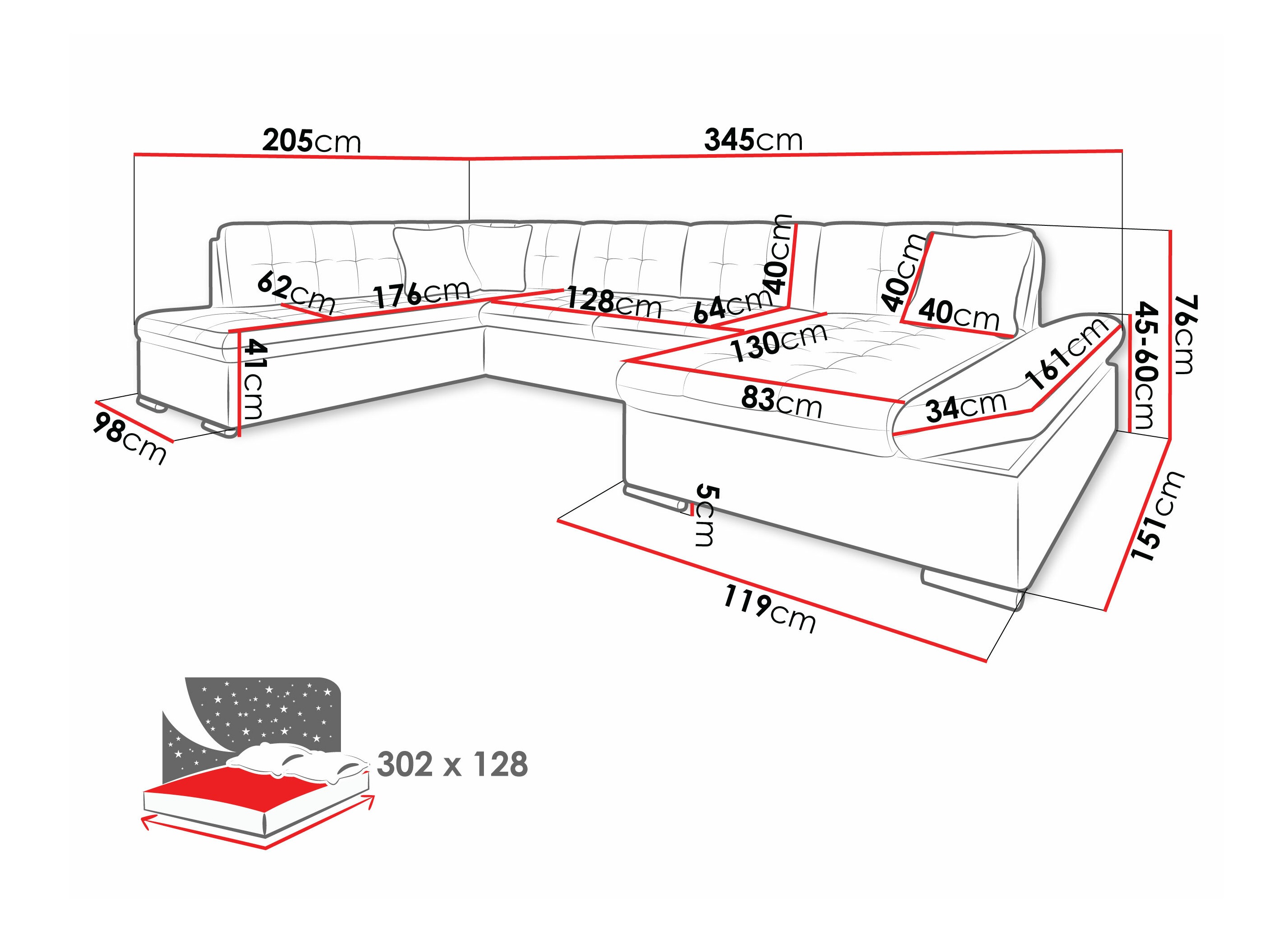 Hoekbank Comfivo Tilia (Soft 011 + Lux 06 + Lux 05)