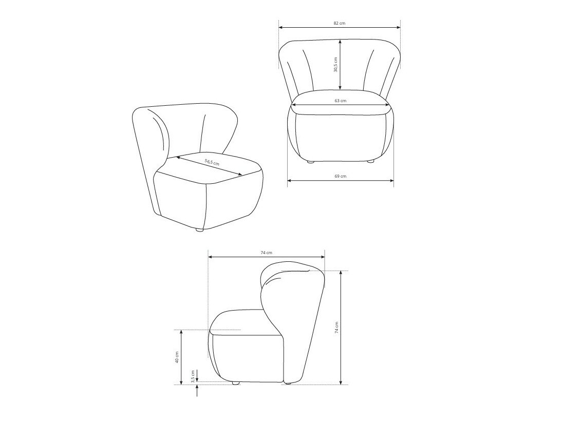 Fauteuil Kingston 201