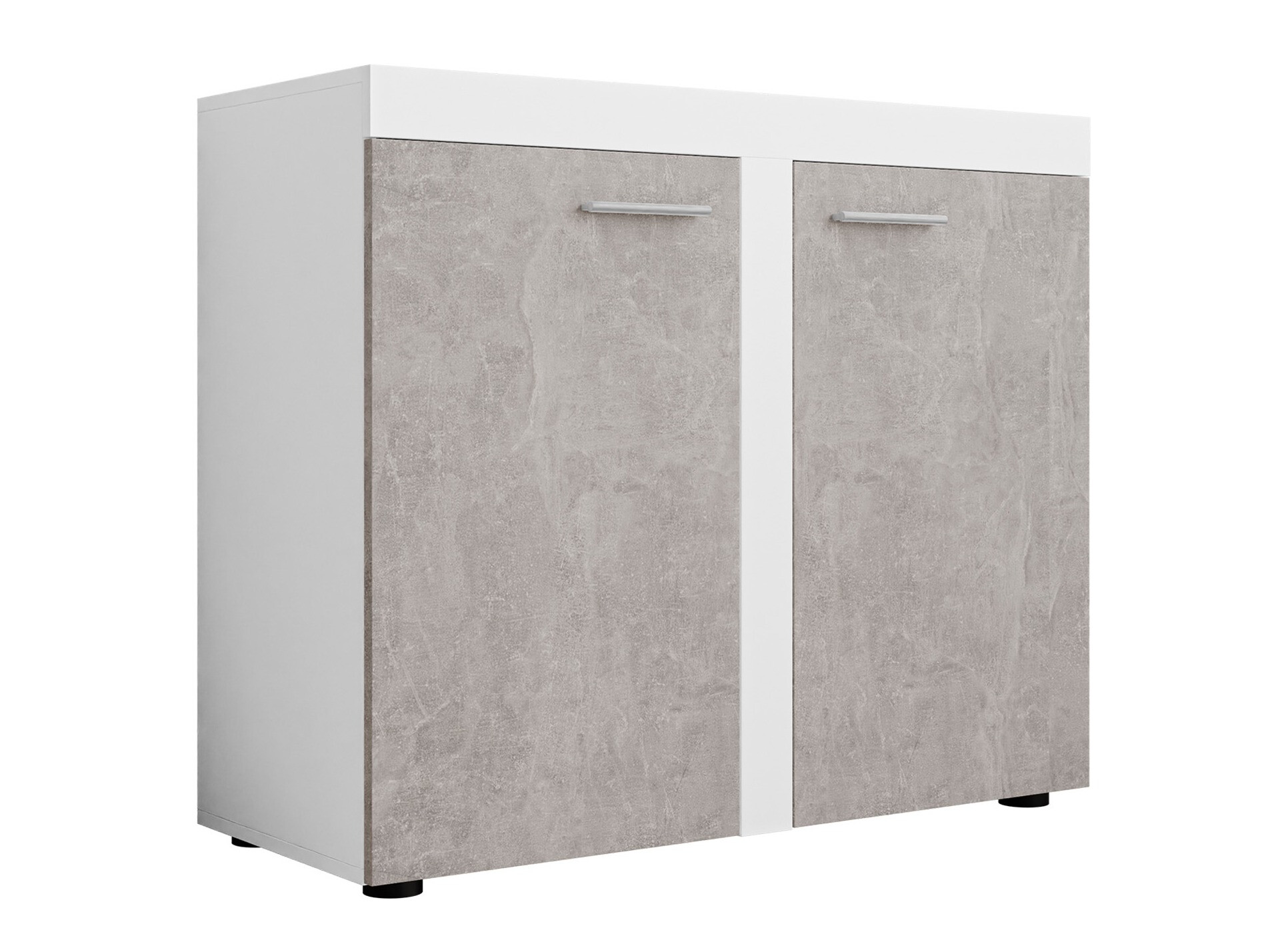 Dressoir Tucson 120 (Wit + Beton)
