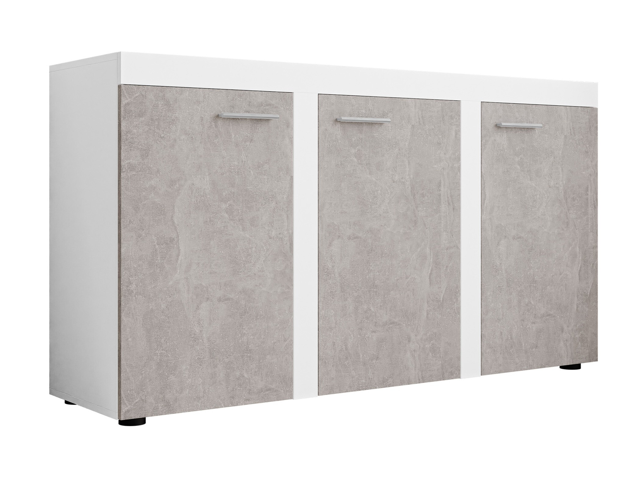 Dressoir Univio I (Wit + Beton)