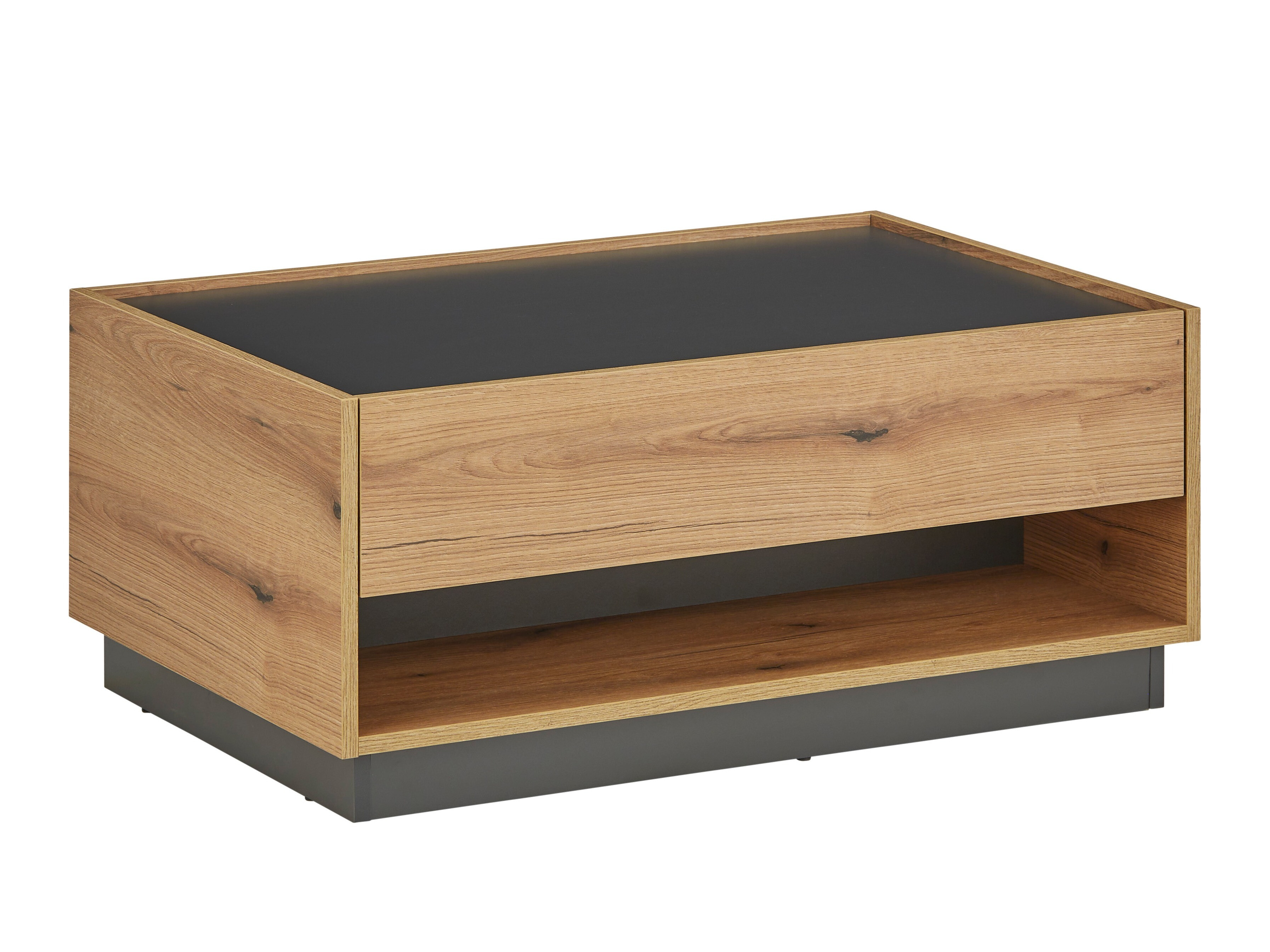 Salontafel Elbsori 123 (Eiken + Antraciet)