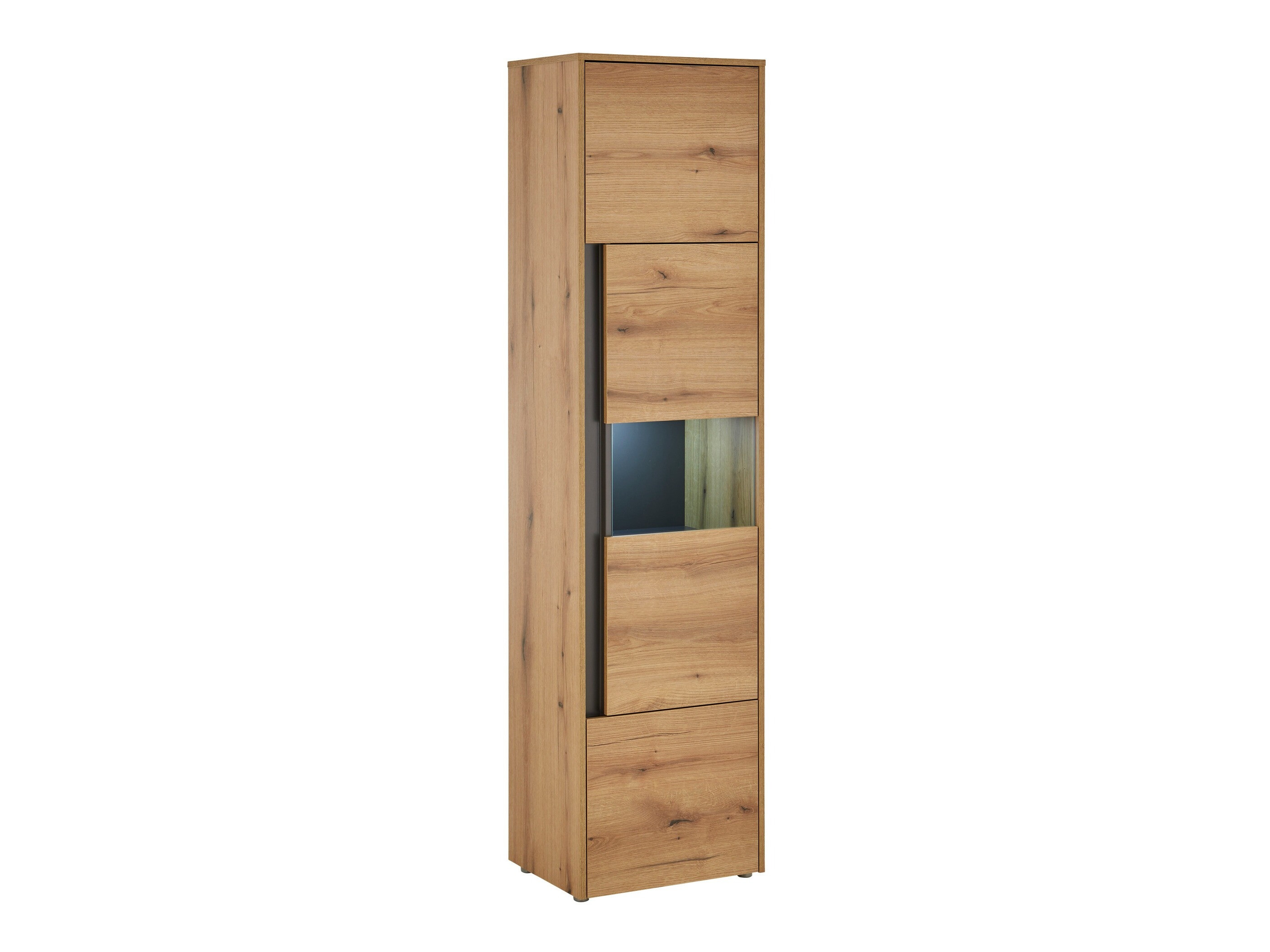 Boekenkast Elbsori 100 (Eiken + Antraciet)