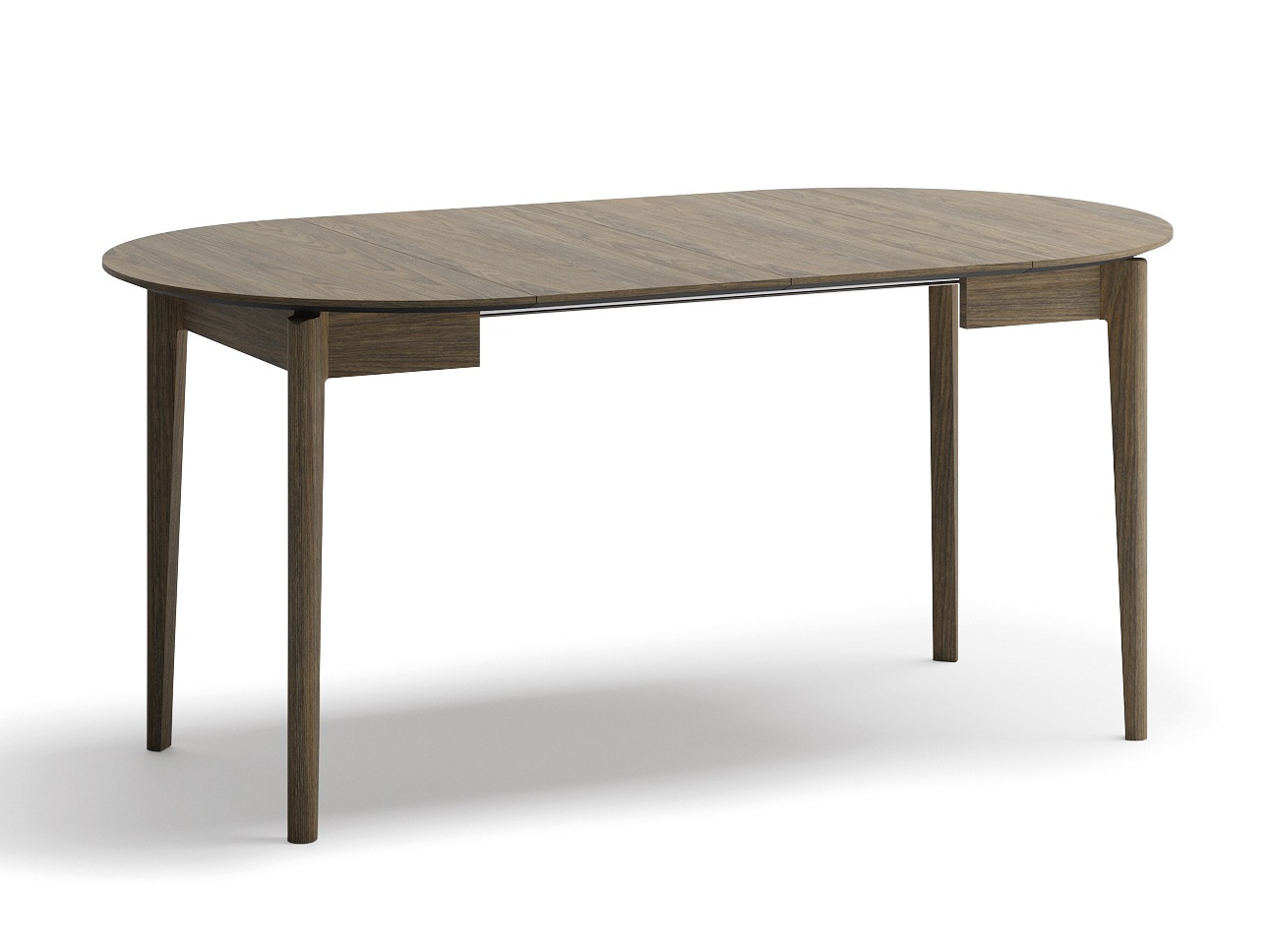 Tafel Fresno 180 (Donkere eik)