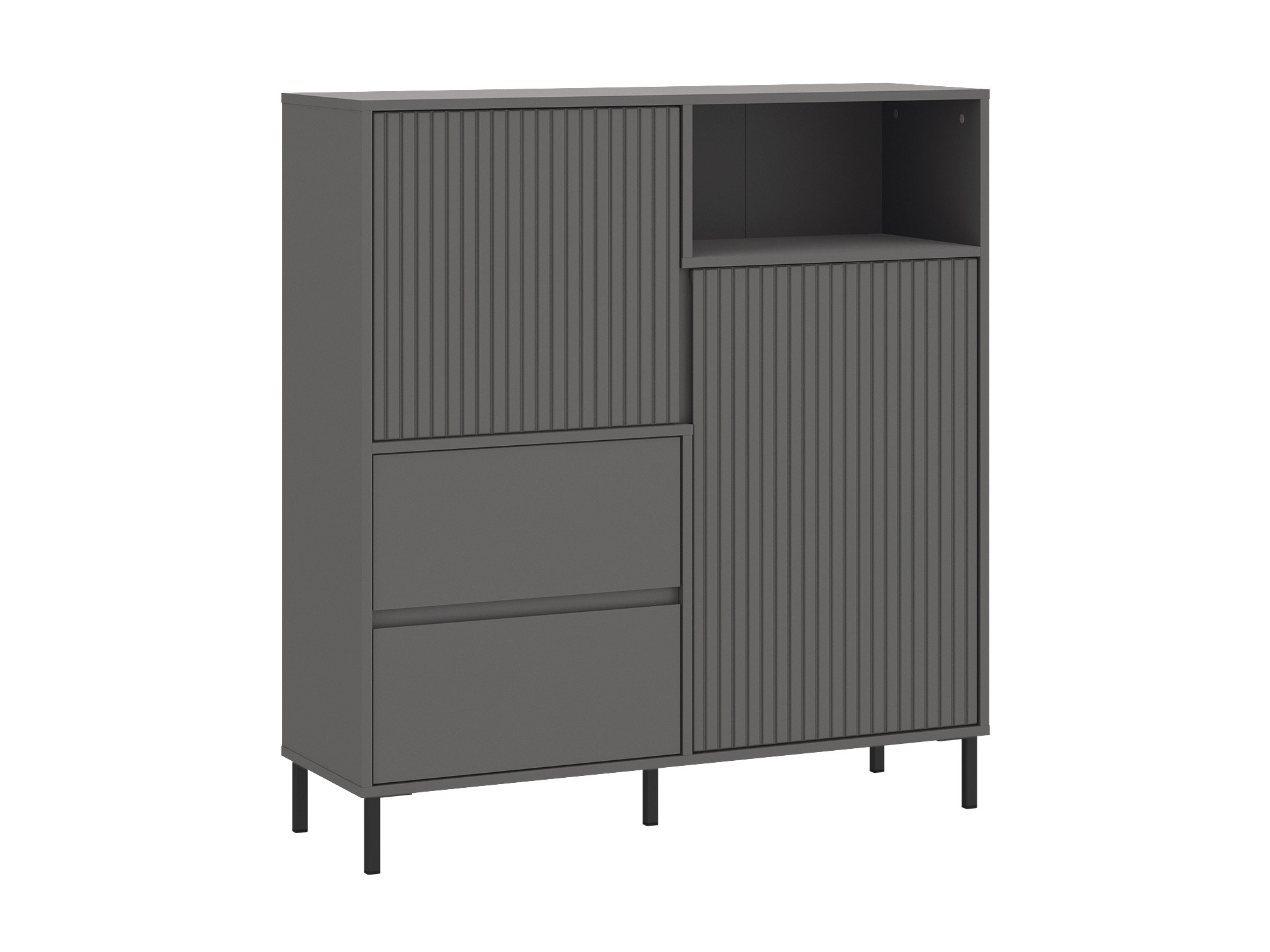 Woonkamerset Ruvrevi 105 (Antraciet)