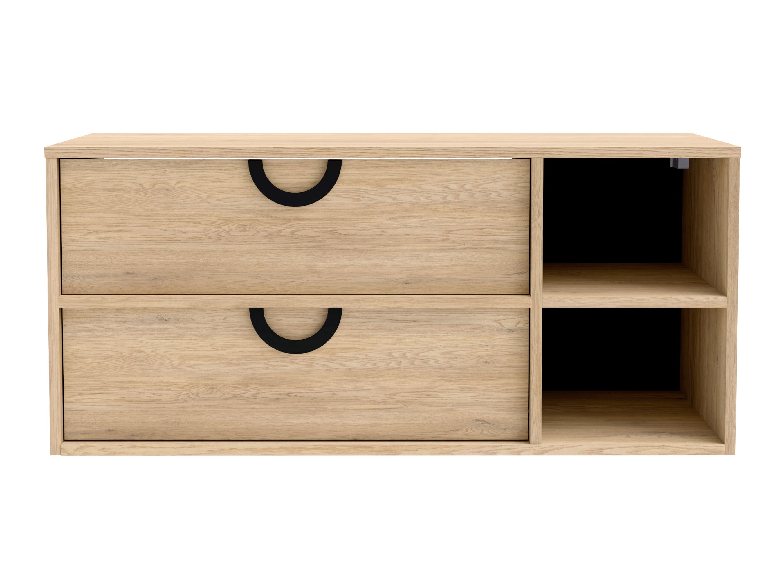 Hangend badkamermeubel voor wastafel Sodalis (Eiken)
