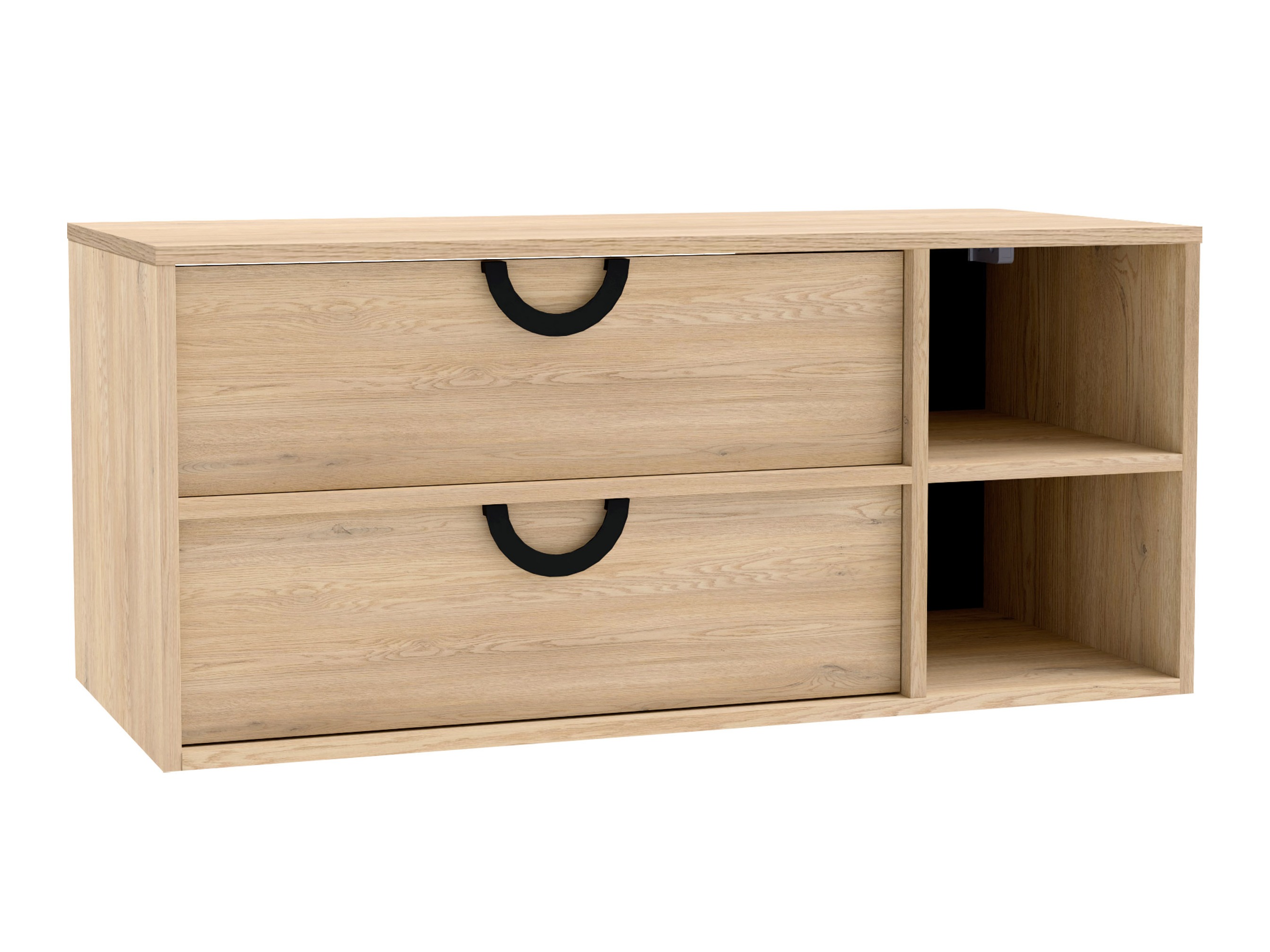 Hangend badkamermeubel voor wastafel Sodalis (Eiken)