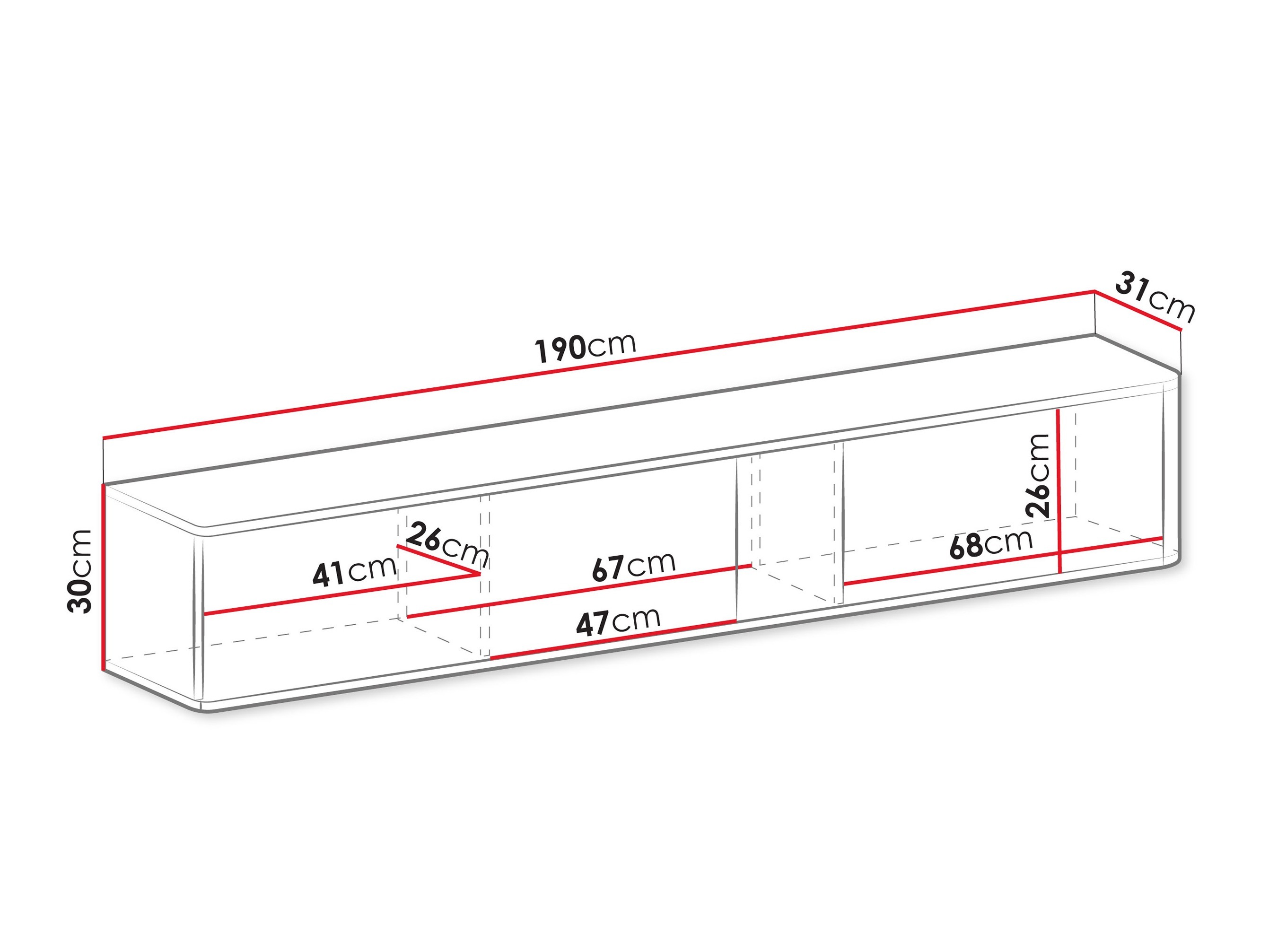 TV-meubel Dormele 102