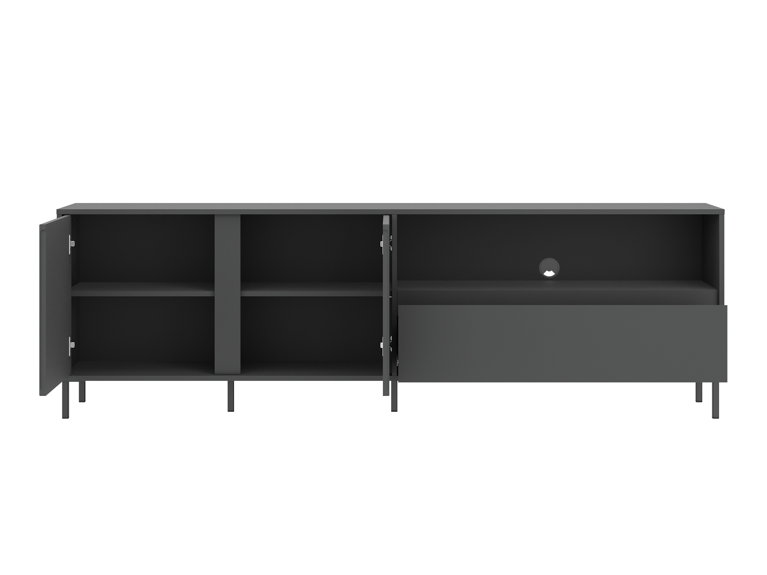 TV-meubel Ruvrevi 101 (Antraciet)