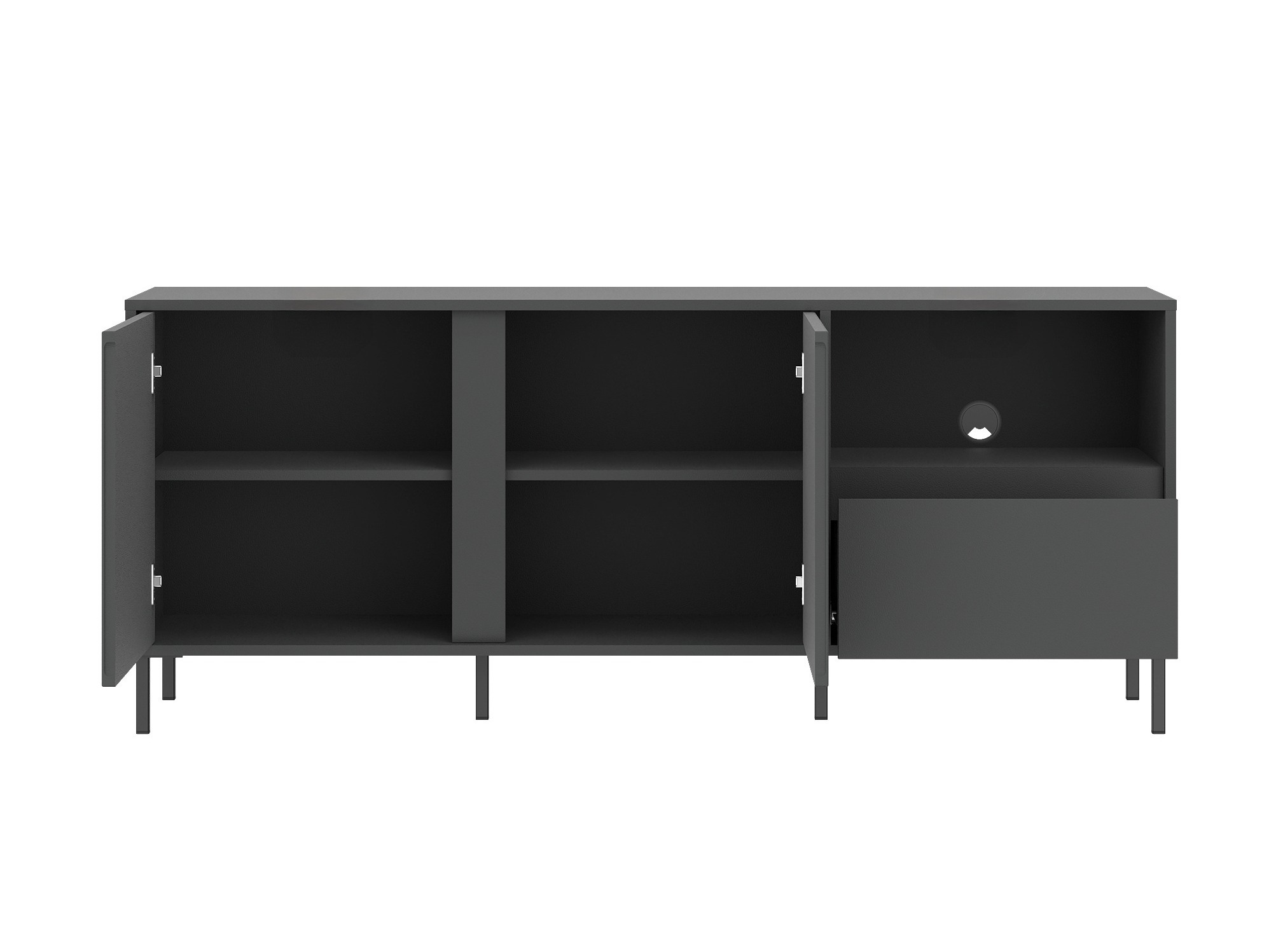 Woonkamerset Ruvrevi 106 (Antraciet)