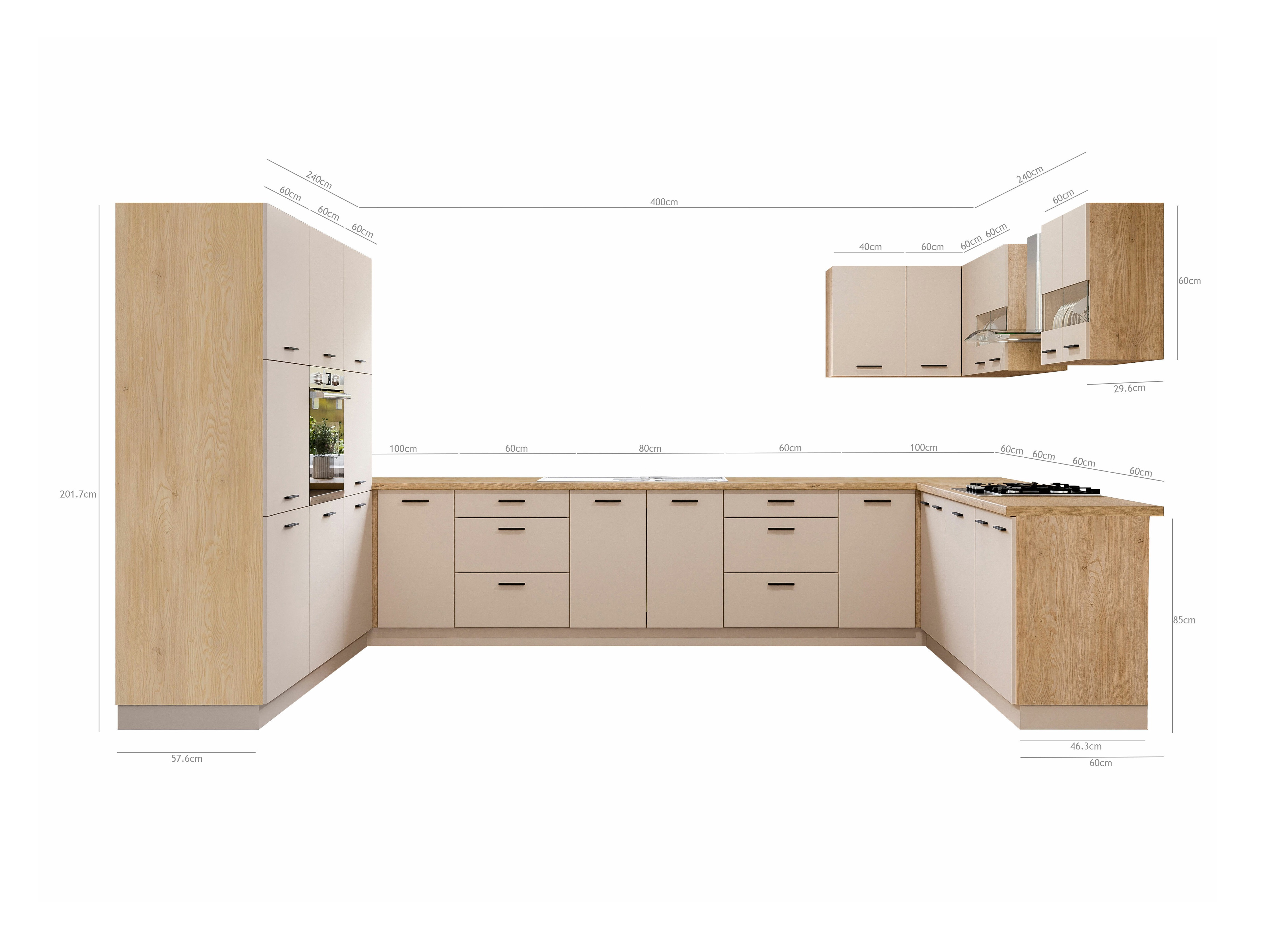 Modulaire keukenset Ati Cashmere 134