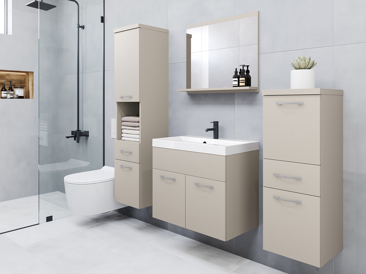 Badkamerset Sarasota 109 (Kasjmier)