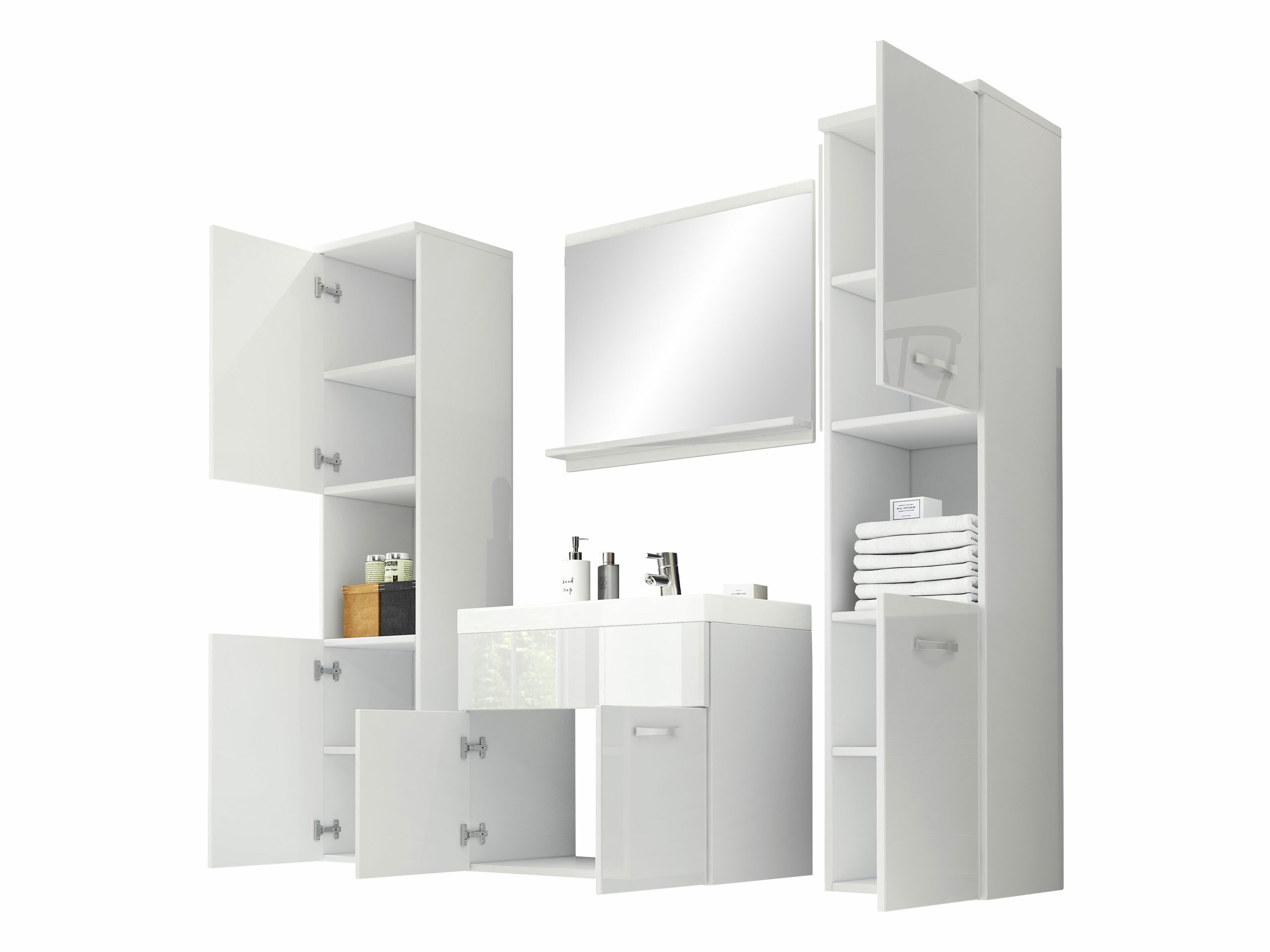 Badkamerset Sarasota 123 (Grafiet)