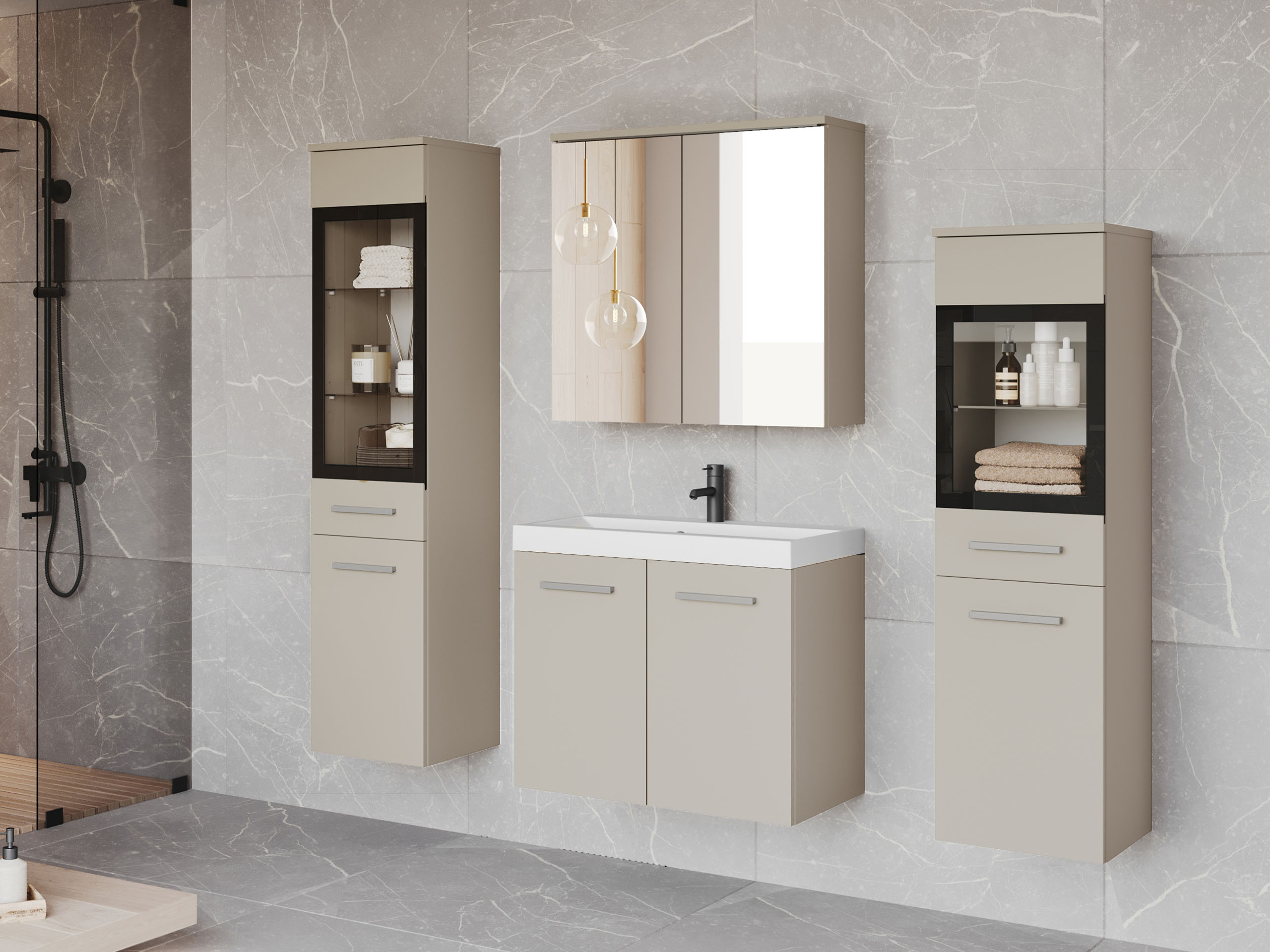 Badkamerset Sarasota 140 (Kasjmier)