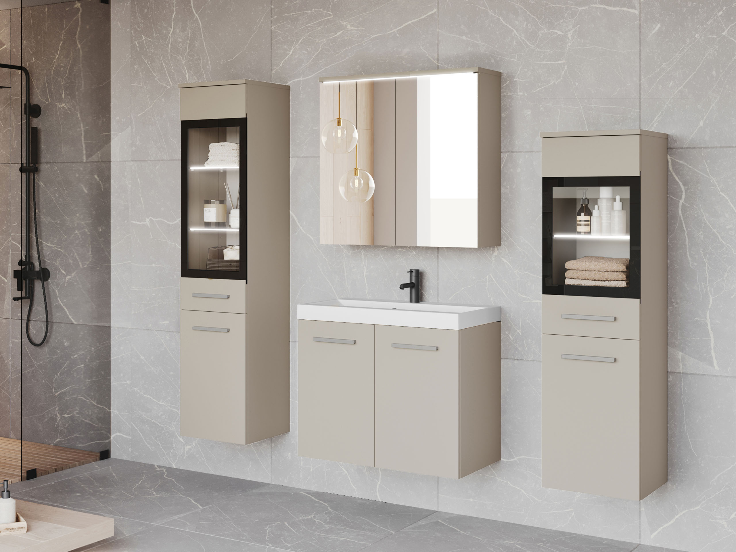 Badkamerset Sarasota 140 (Kasjmier)