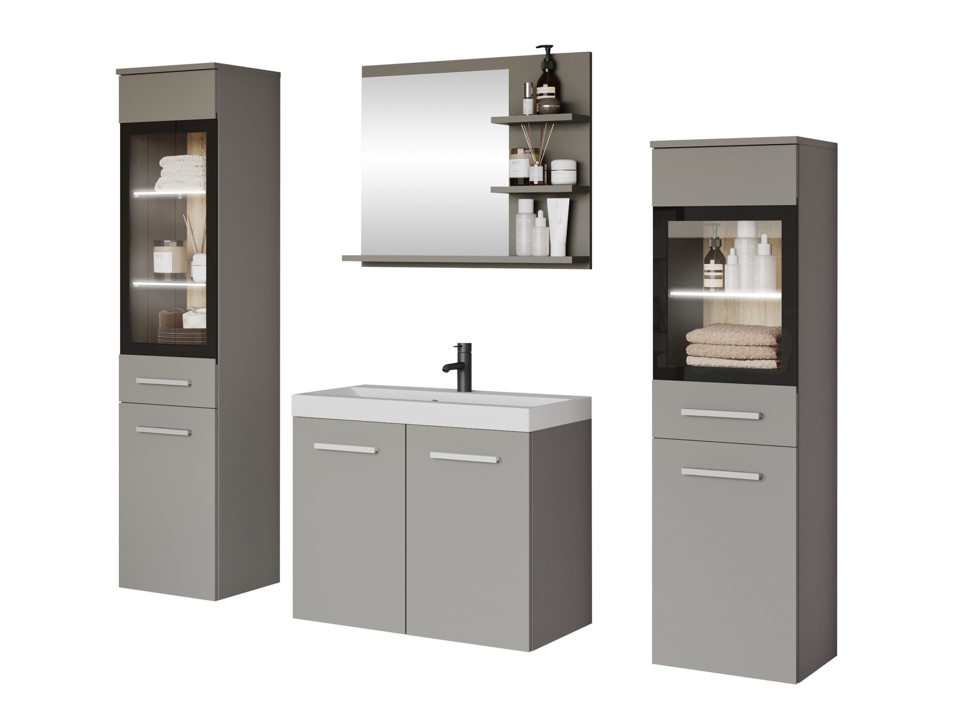 Badkamerset Sarasota 141 (Grijs)