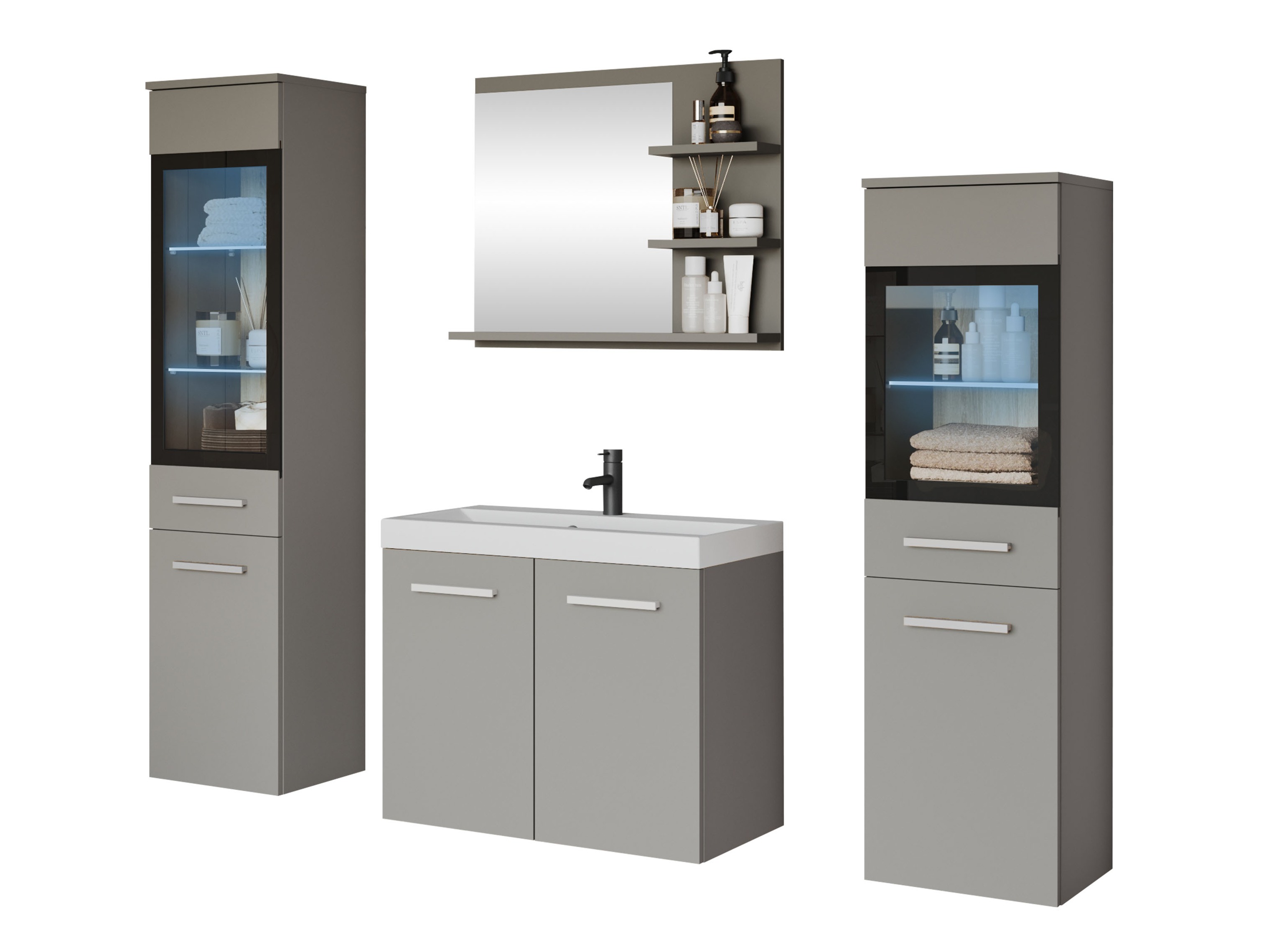 Badkamerset Sarasota 141 (Grijs)